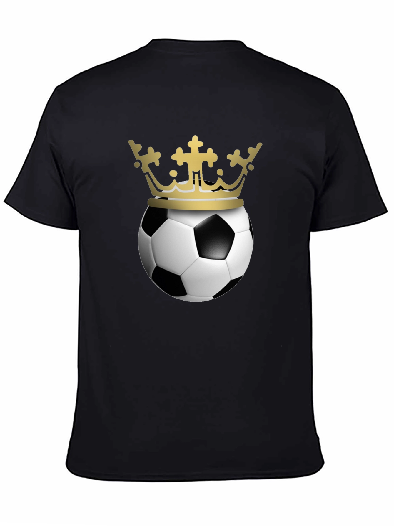 Soccer King Black T-Shirt
