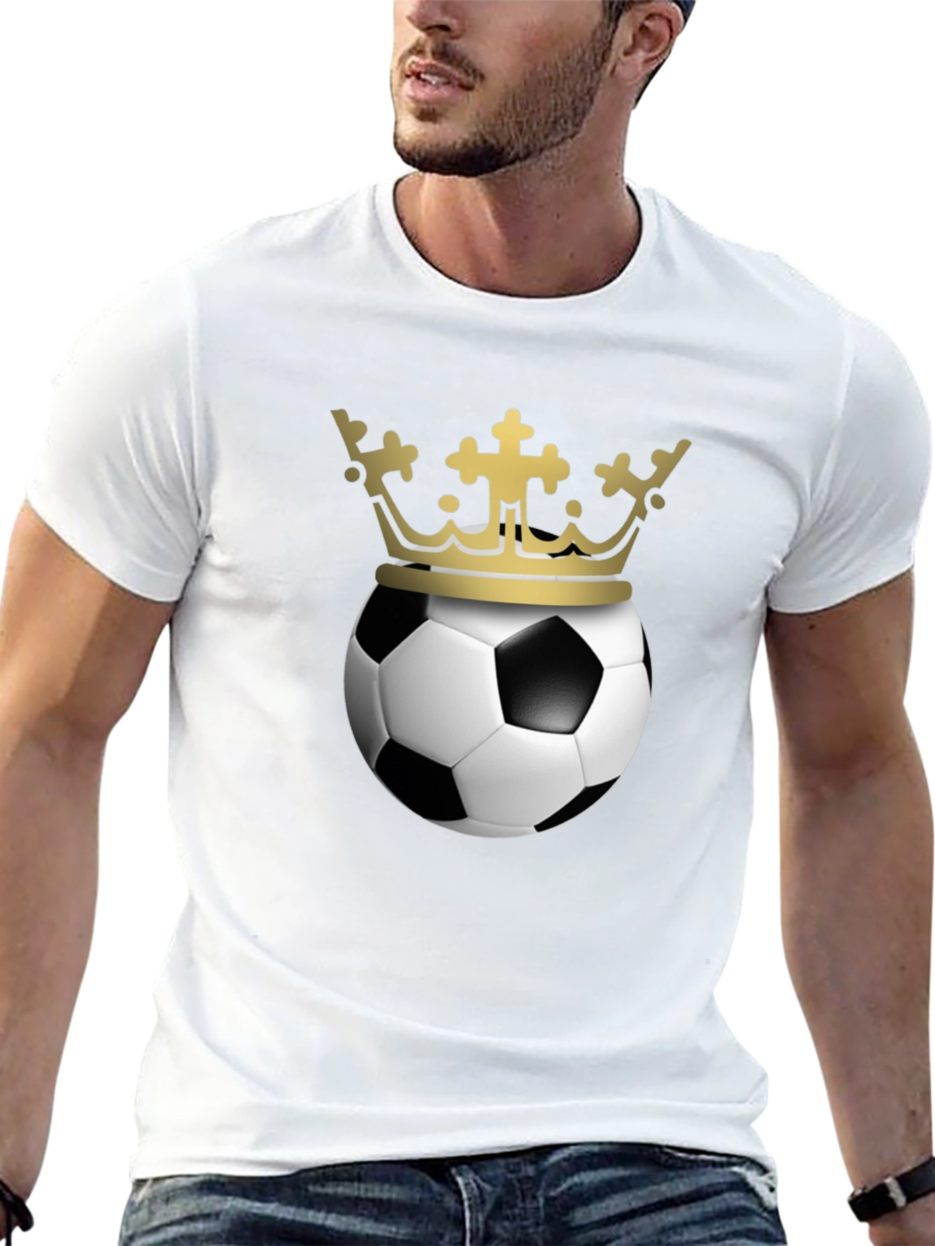 Soccer King Black T-Shirt