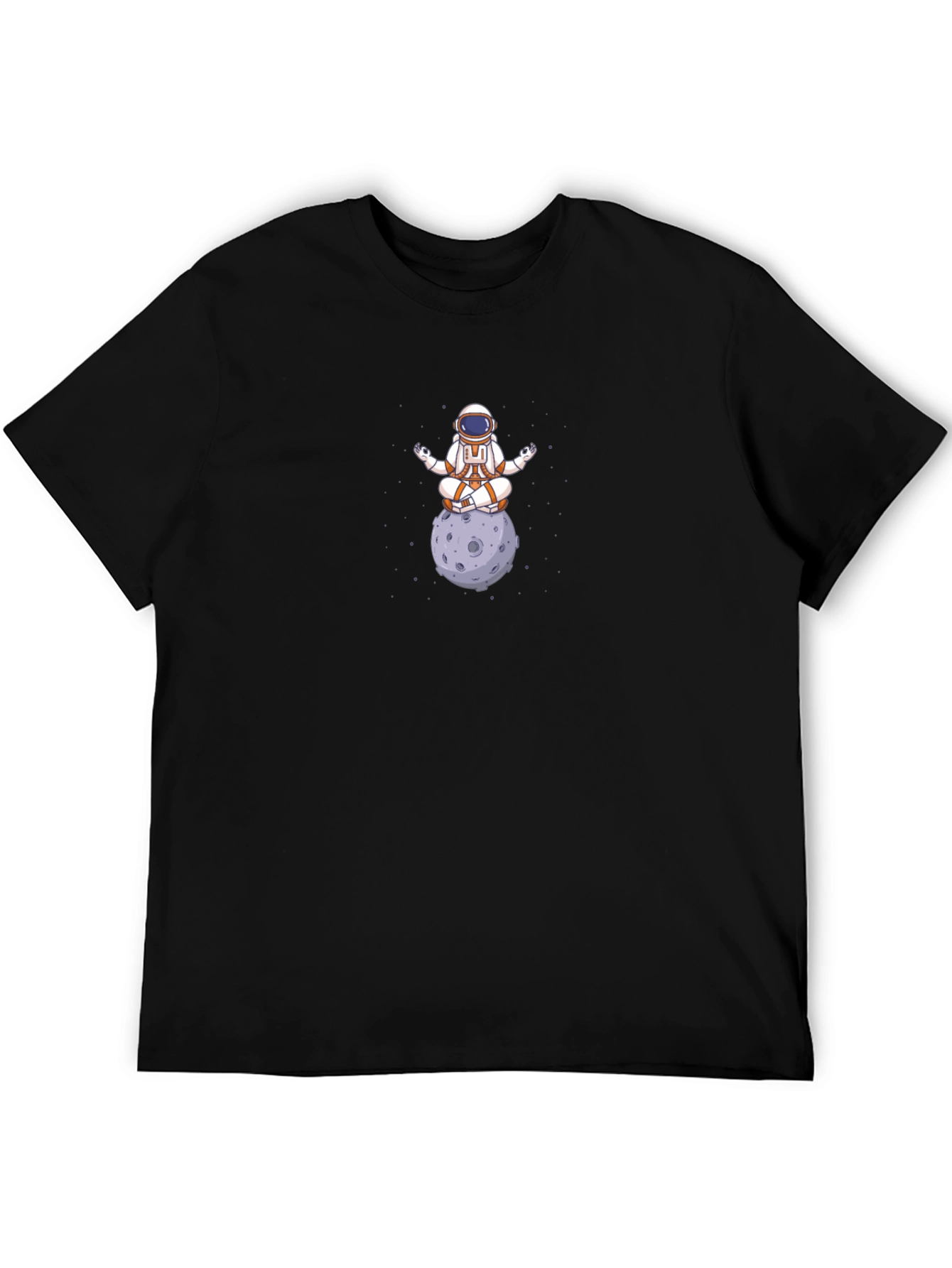 Meditating Astronaut T-Shirt - Cosmic Zen