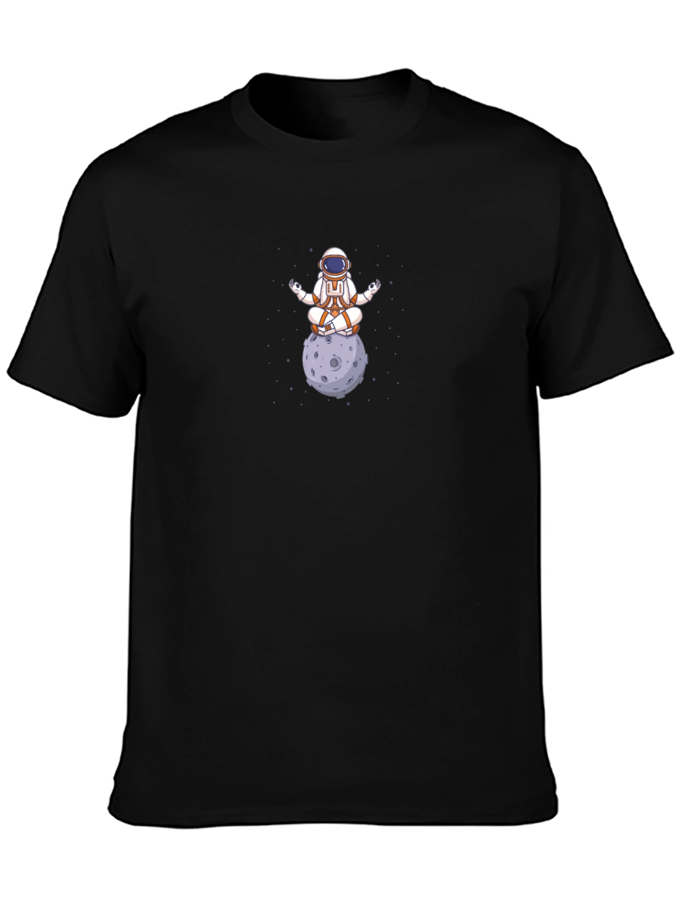 Meditating Astronaut T-Shirt - Cosmic Zen