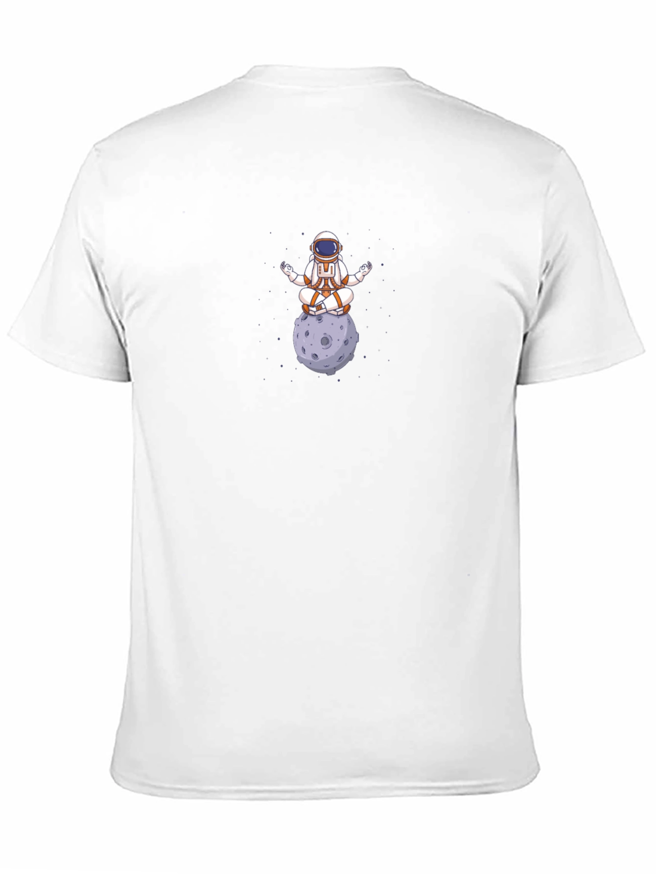 Meditating Astronaut T-Shirt - Cosmic Zen