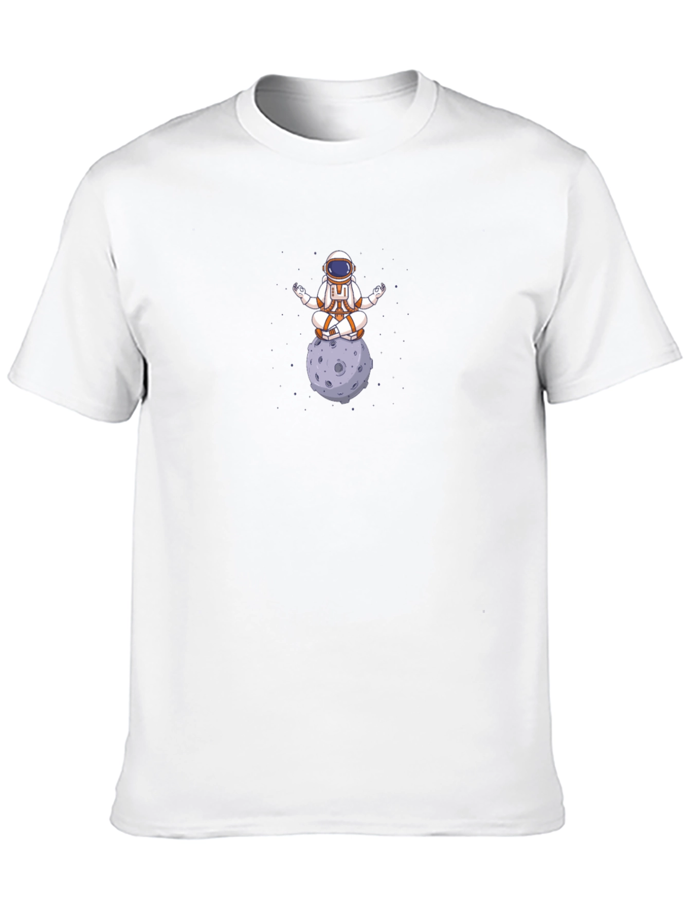 Meditating Astronaut T-Shirt - Cosmic Zen