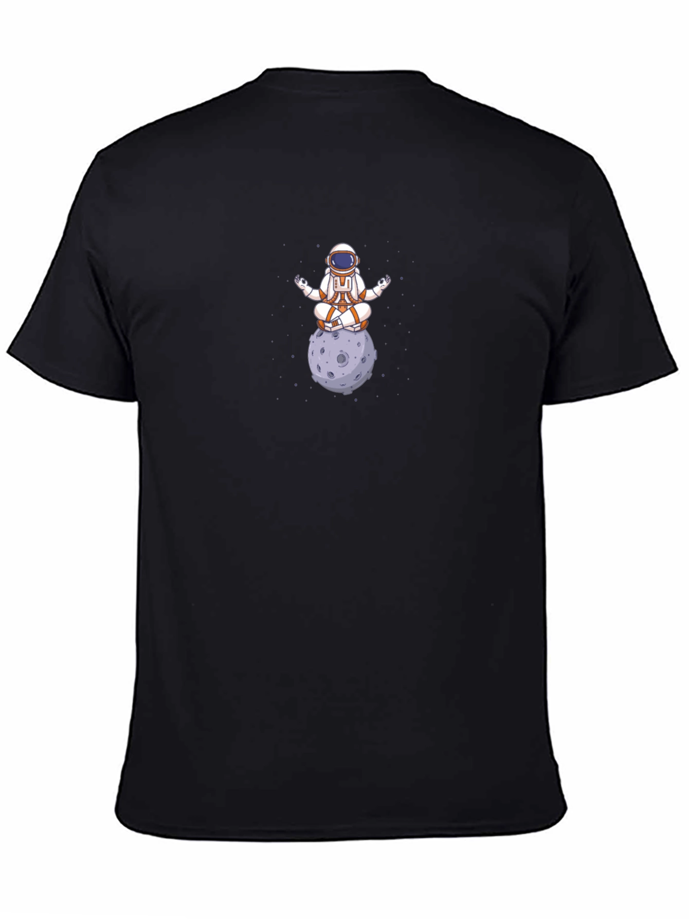 Meditating Astronaut T-Shirt - Cosmic Zen