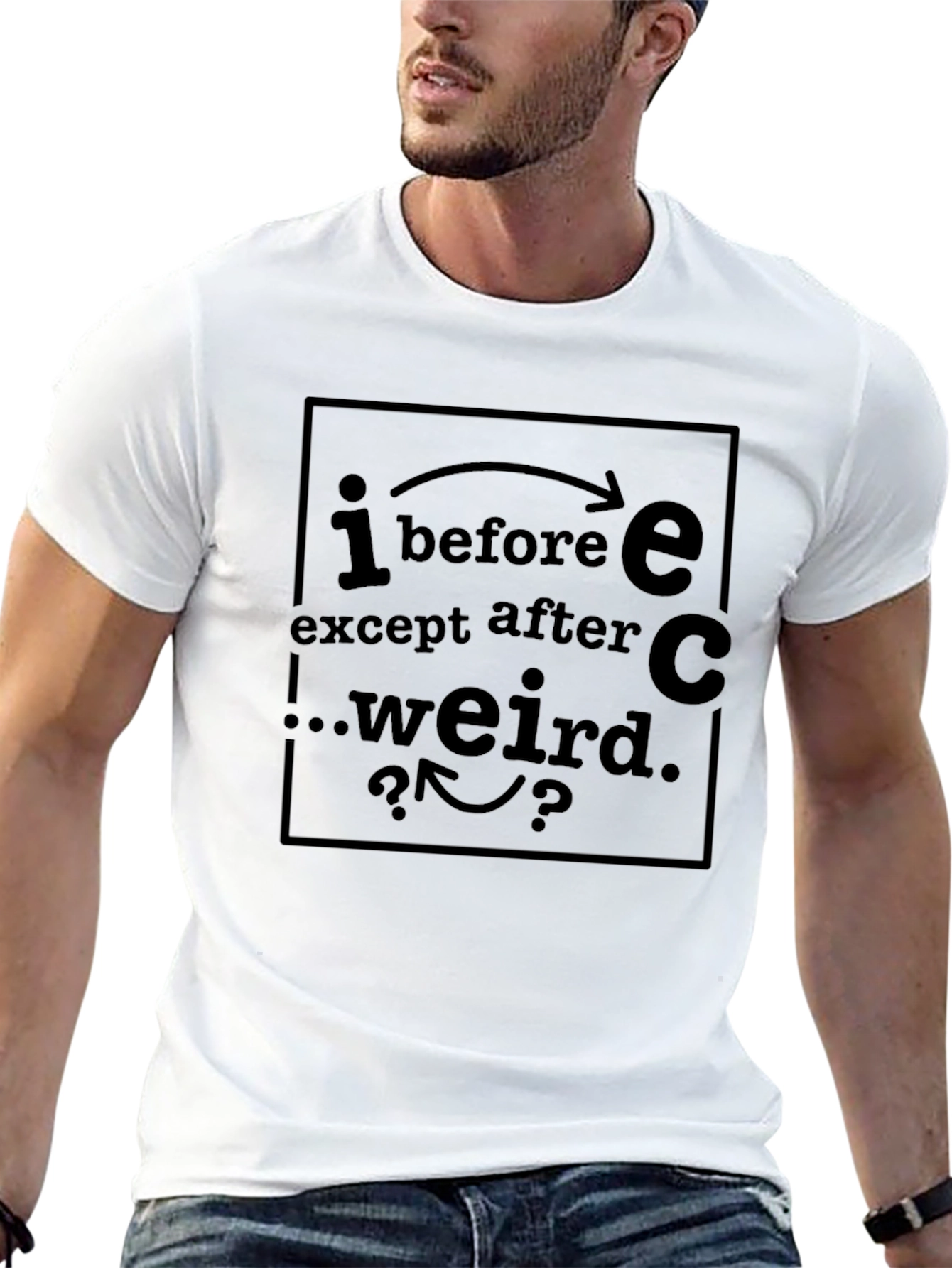 I Before E Except After C Funny T-Shirt