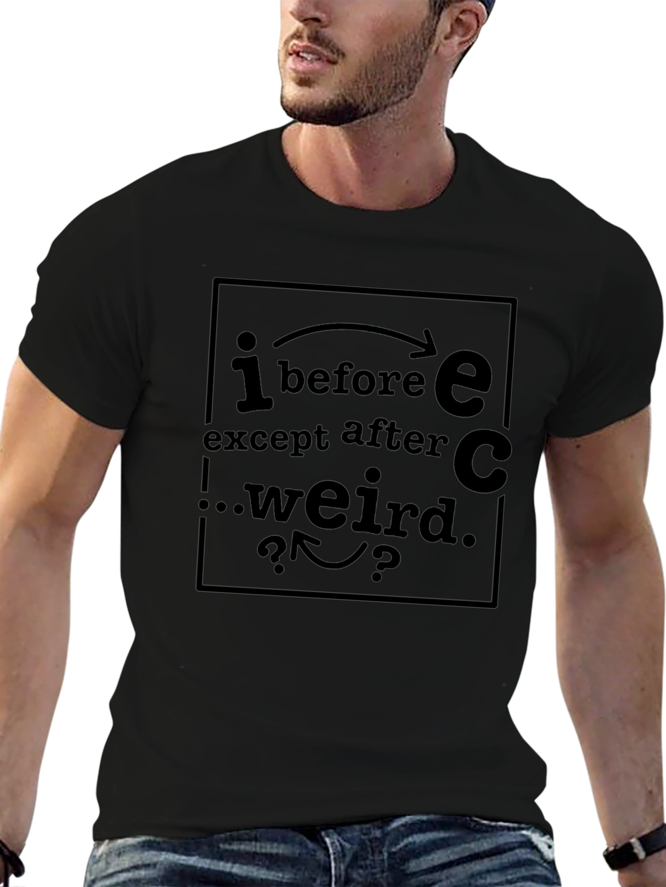 I Before E Except After C Funny T-Shirt