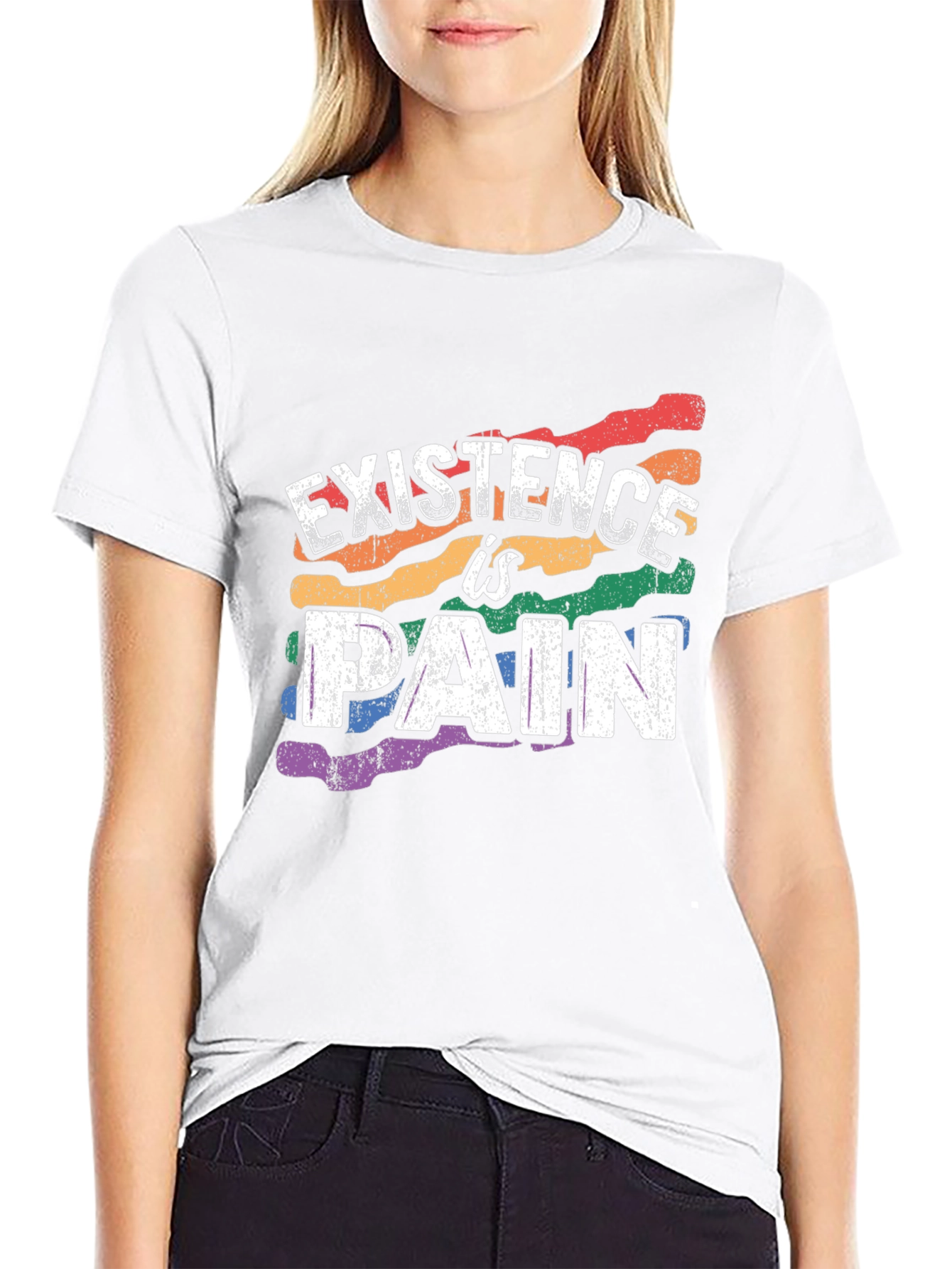 Existence is Pain LGBTQ+ Pride T-Shirt