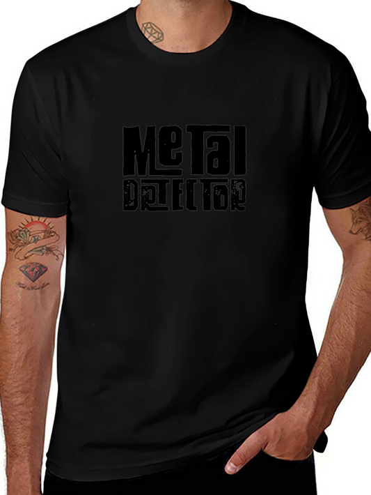 Metal Detector Black T-Shirt