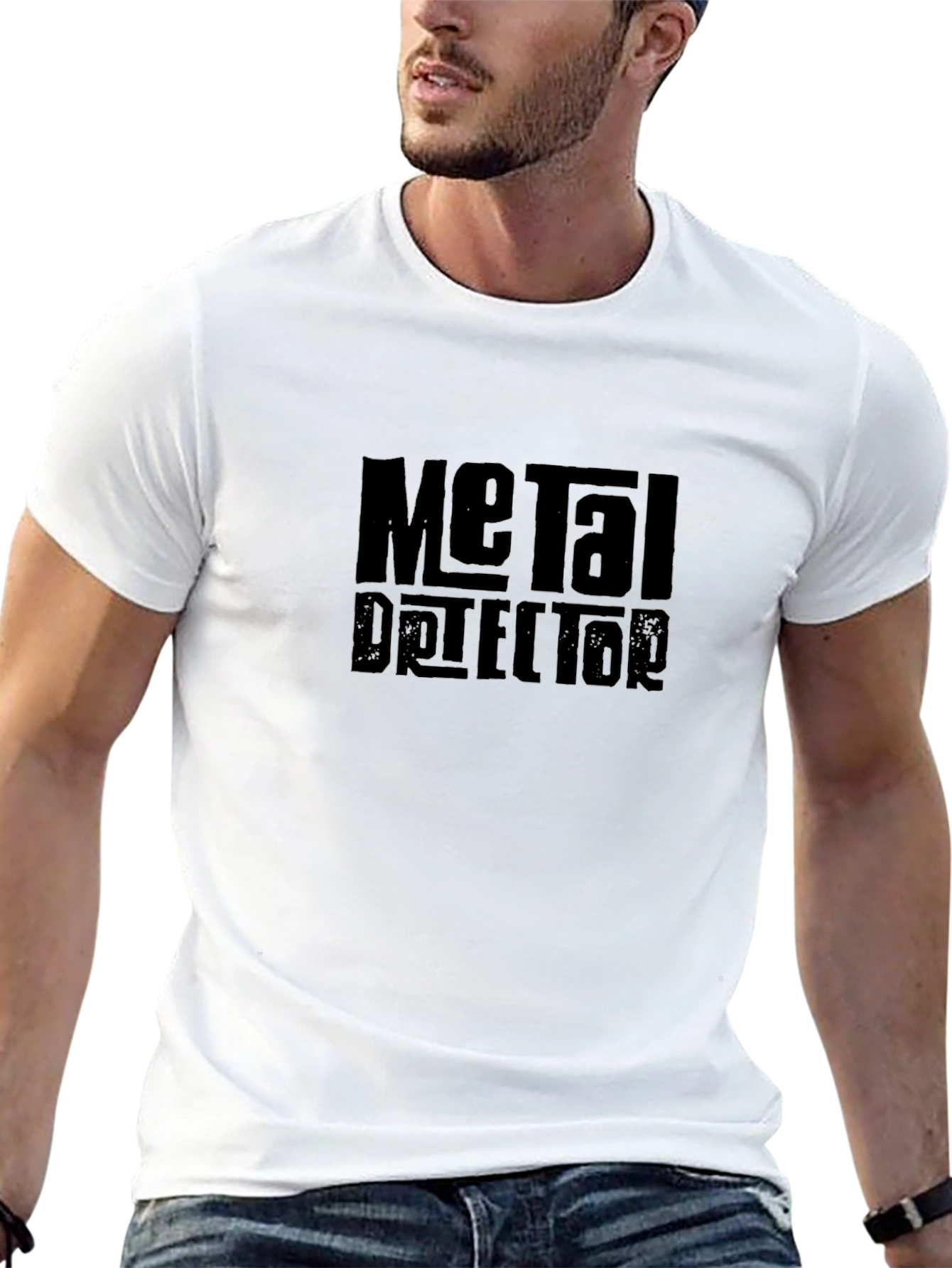 Metal Detector Black T-Shirt