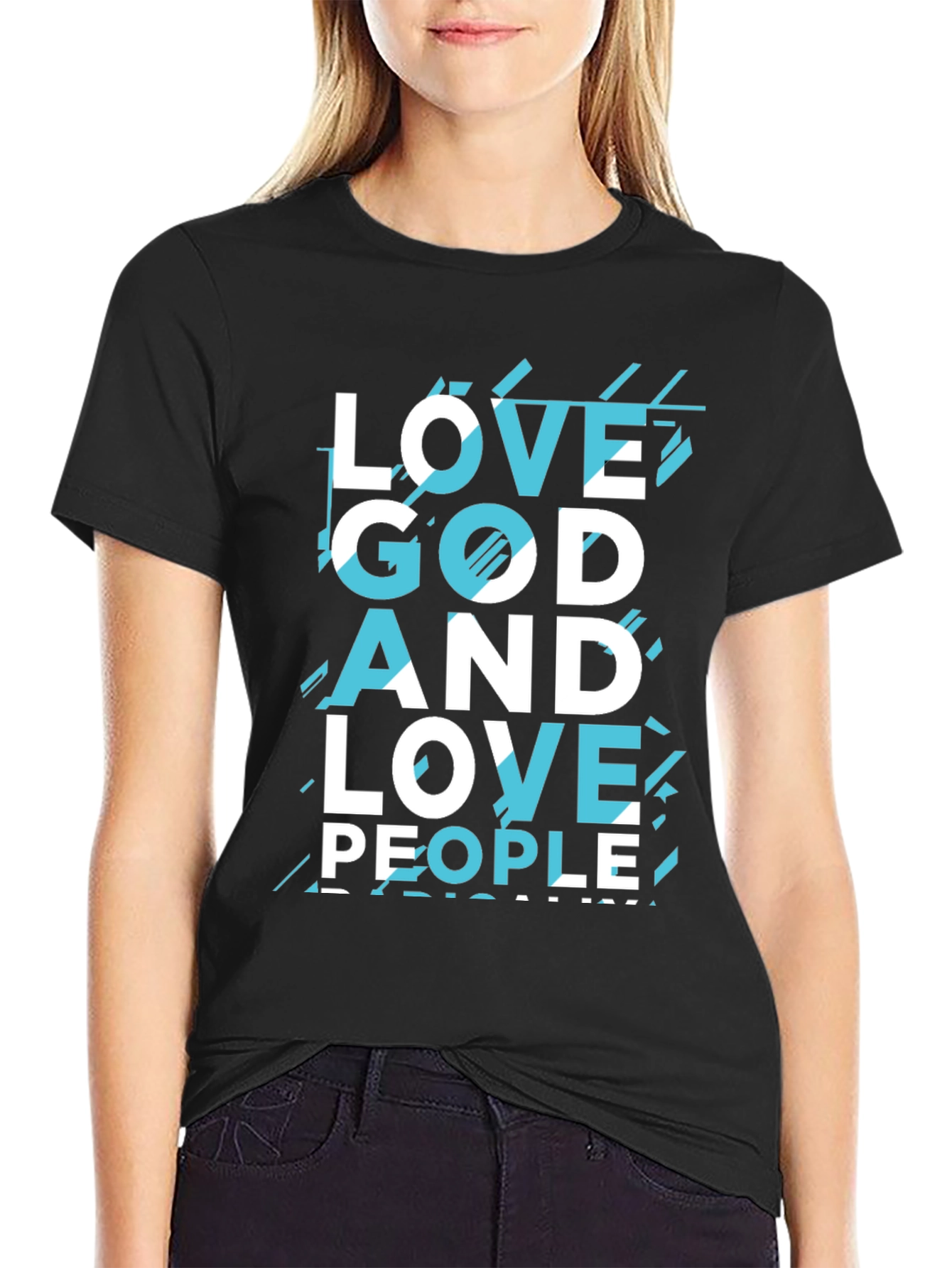 Love God and Love People Graphic Tee
