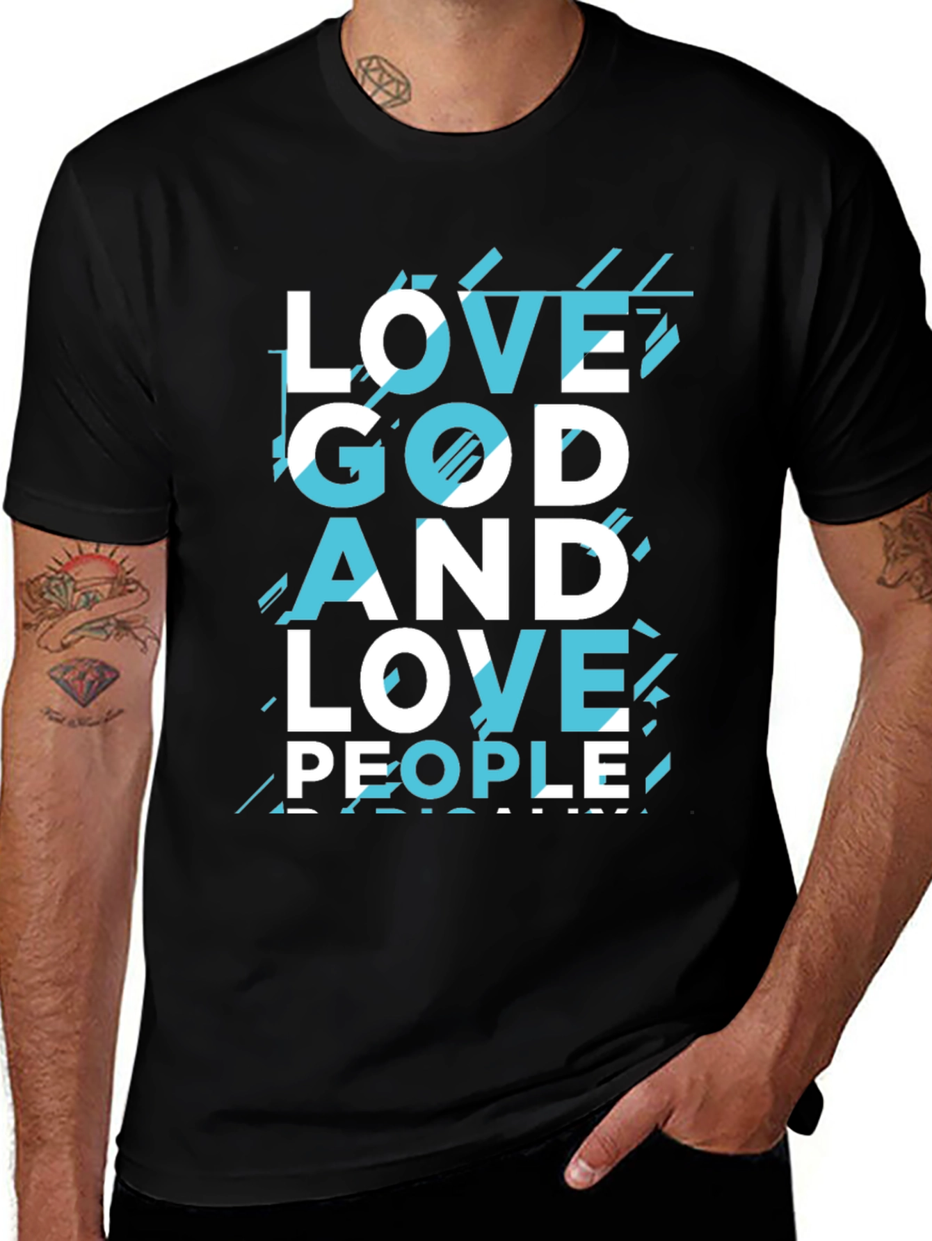 Love God and Love People Graphic Tee