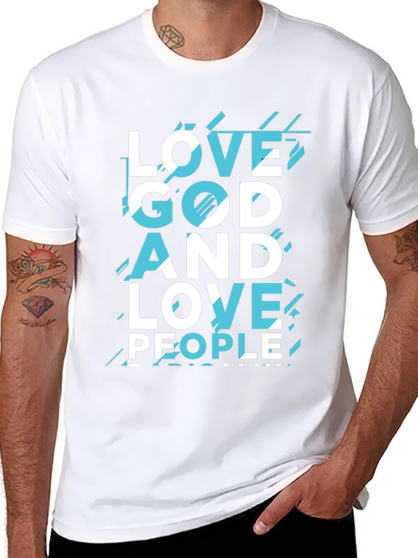 Love God and Love People Graphic Tee