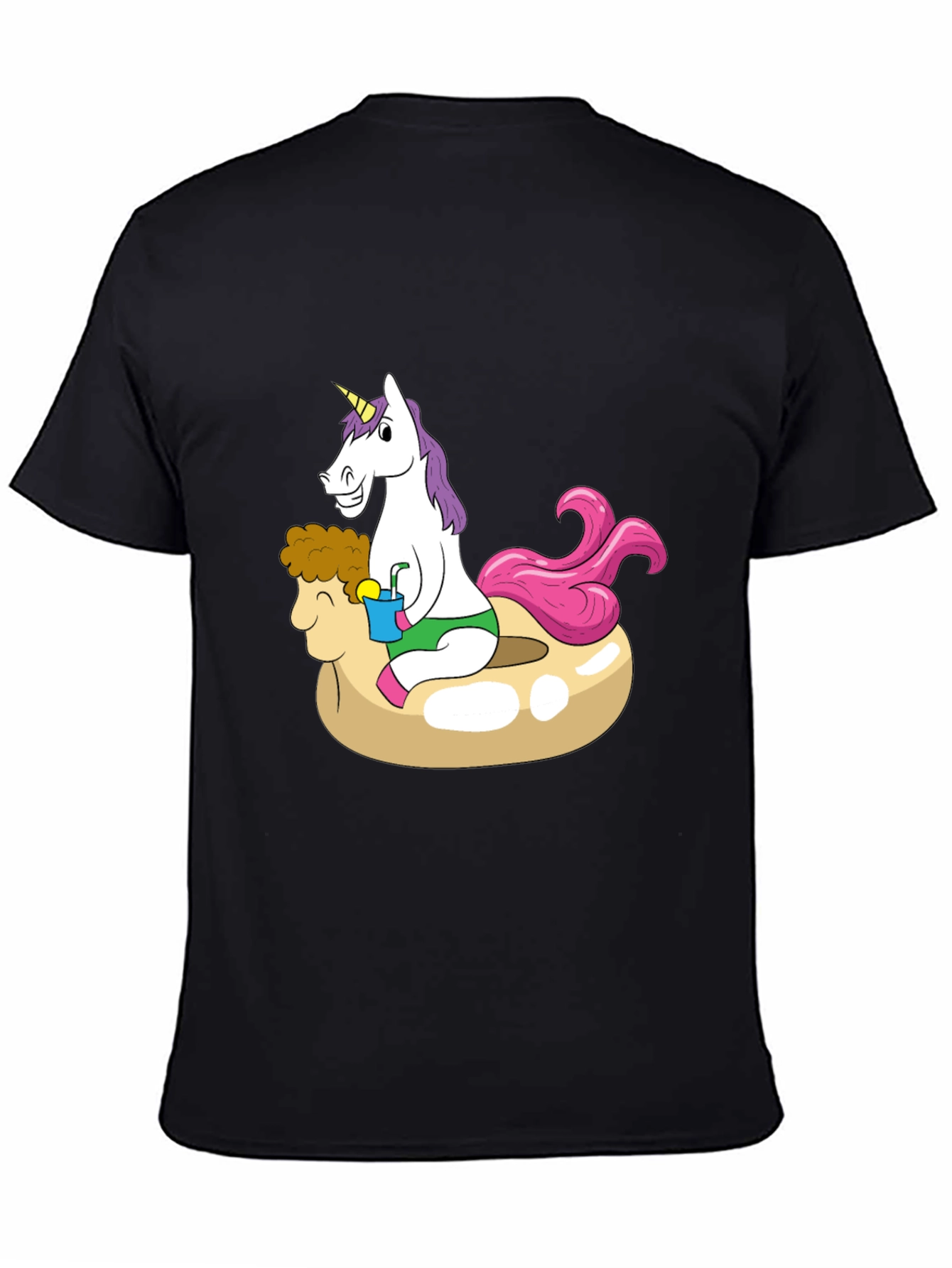 Unicorn on Sheep Pool Float T-Shirt
