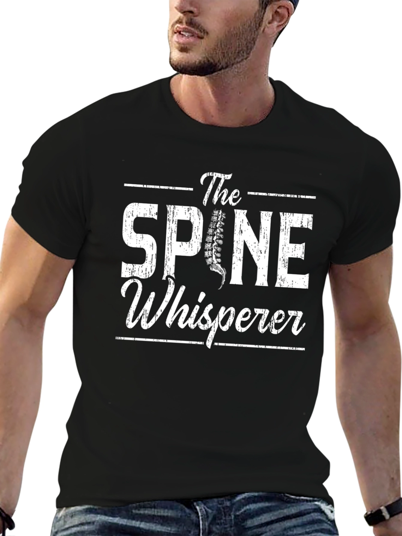 The Spine Whisperer Graphic Tee - Chiropractic Humor