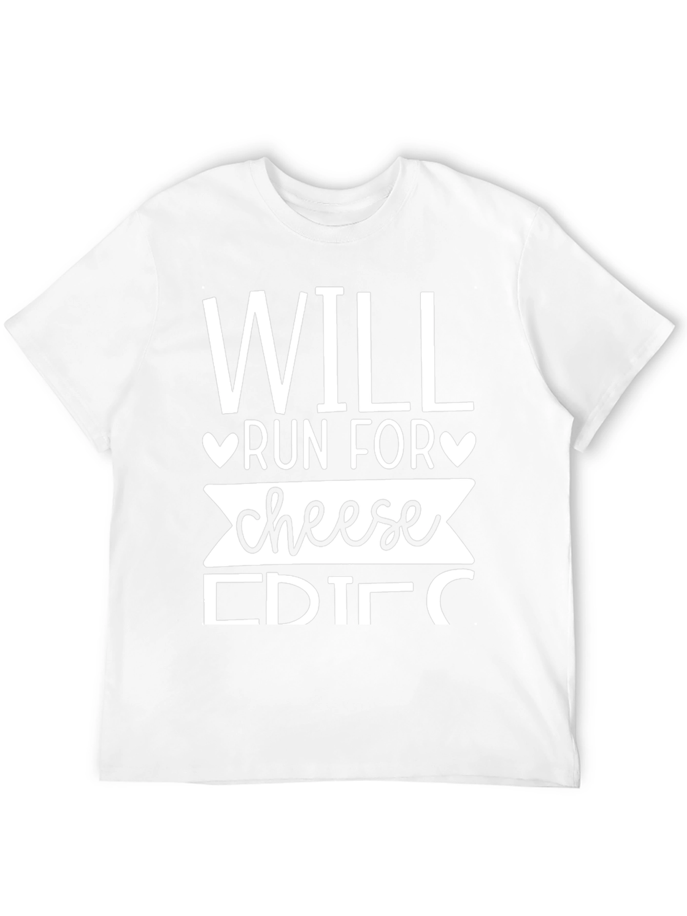 Will Run For Cheese Funny T-Shirt