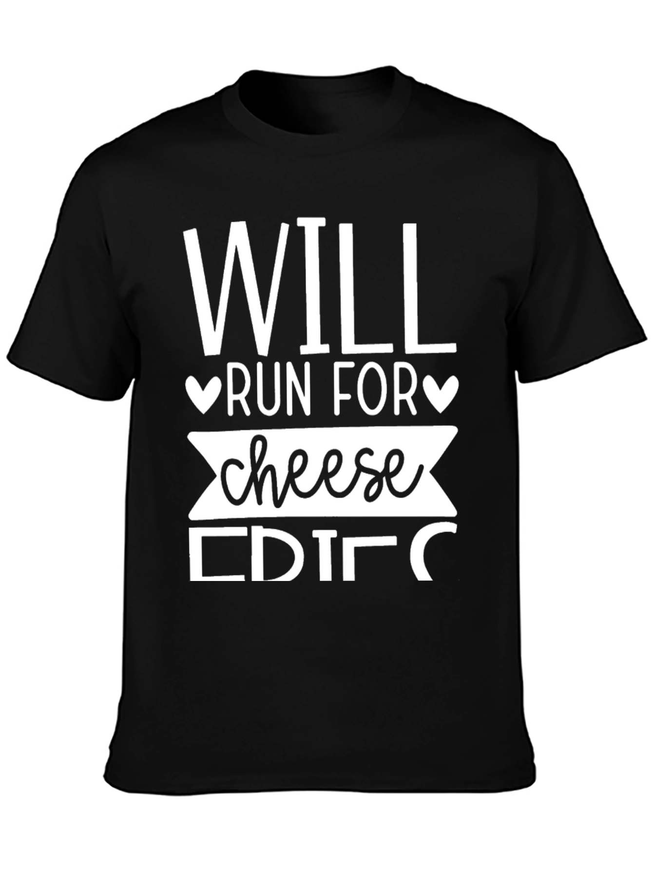 Will Run For Cheese Funny T-Shirt