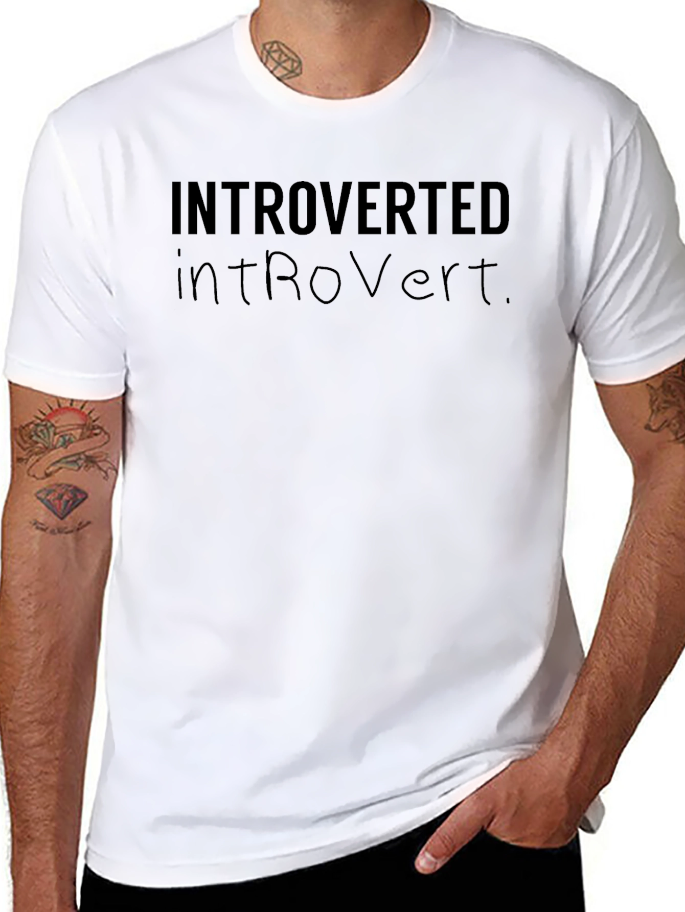 Introverted Humor Graphic Tee