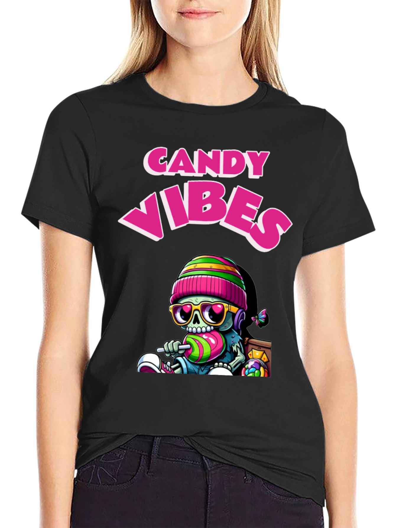 Candy Vibes T-Shirt Fun Graphic Tee