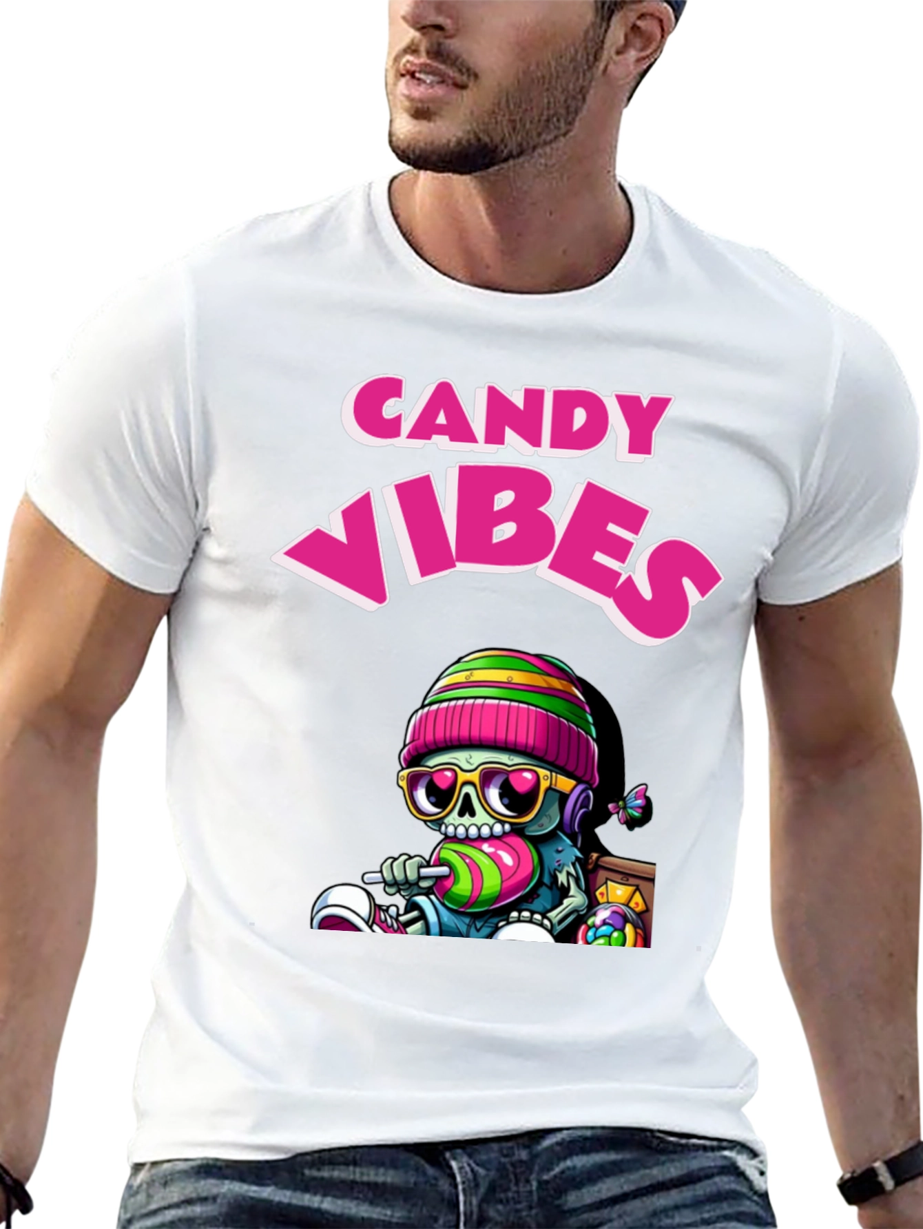 Candy Vibes T-Shirt Fun Graphic Tee