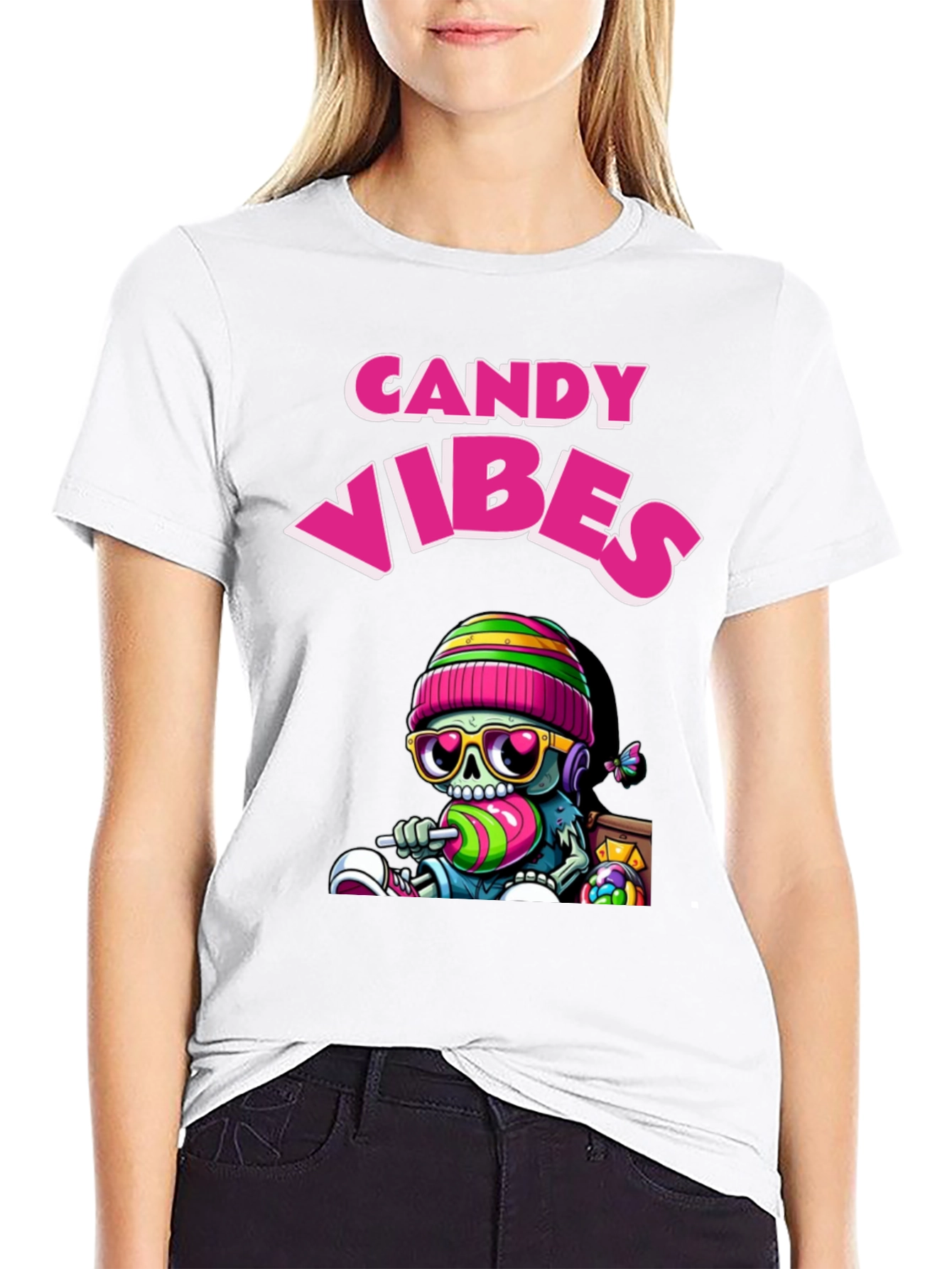 Candy Vibes T-Shirt Fun Graphic Tee