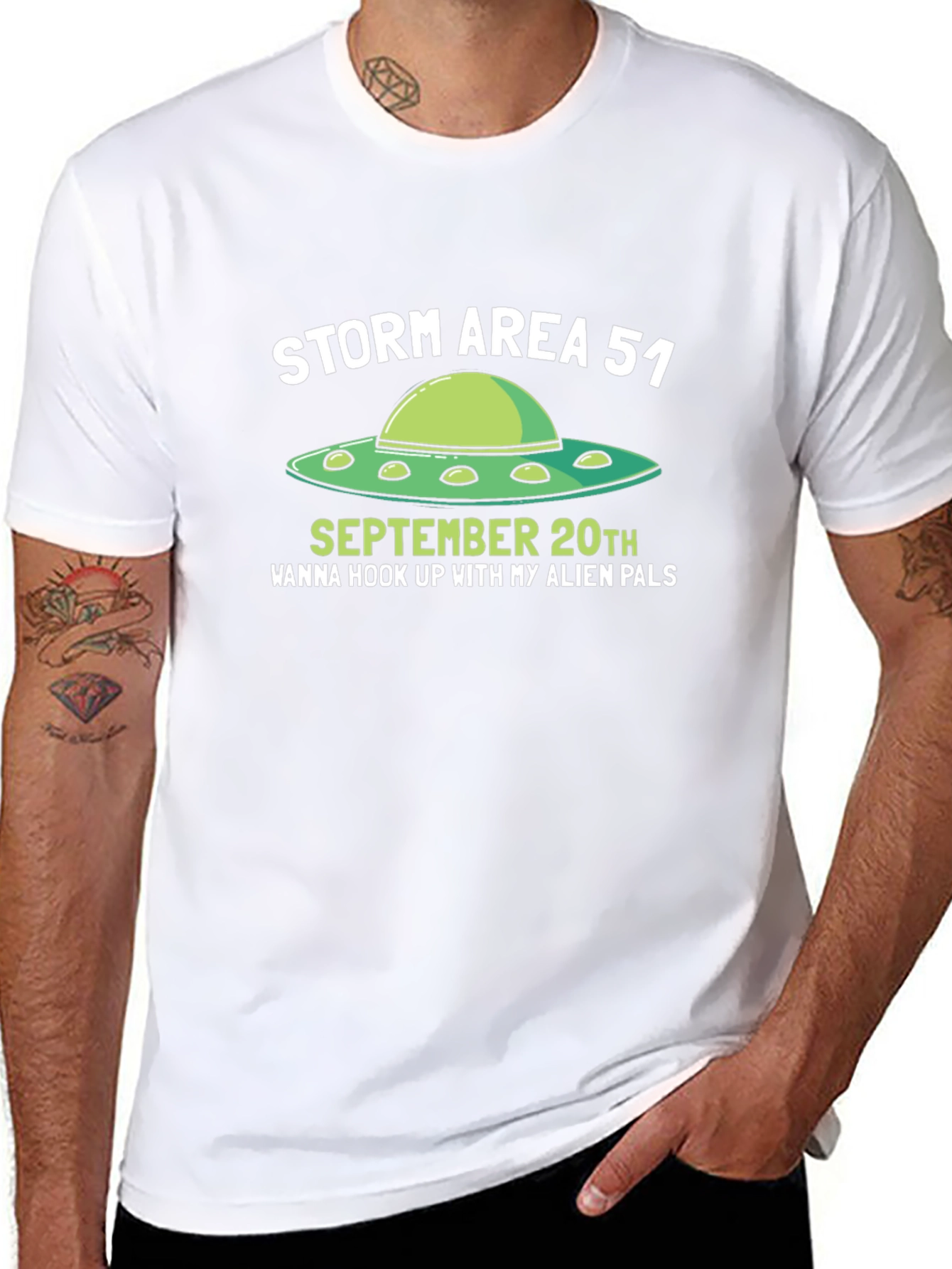 Storm Area 51 T-Shirt Alien UFO September 20th
