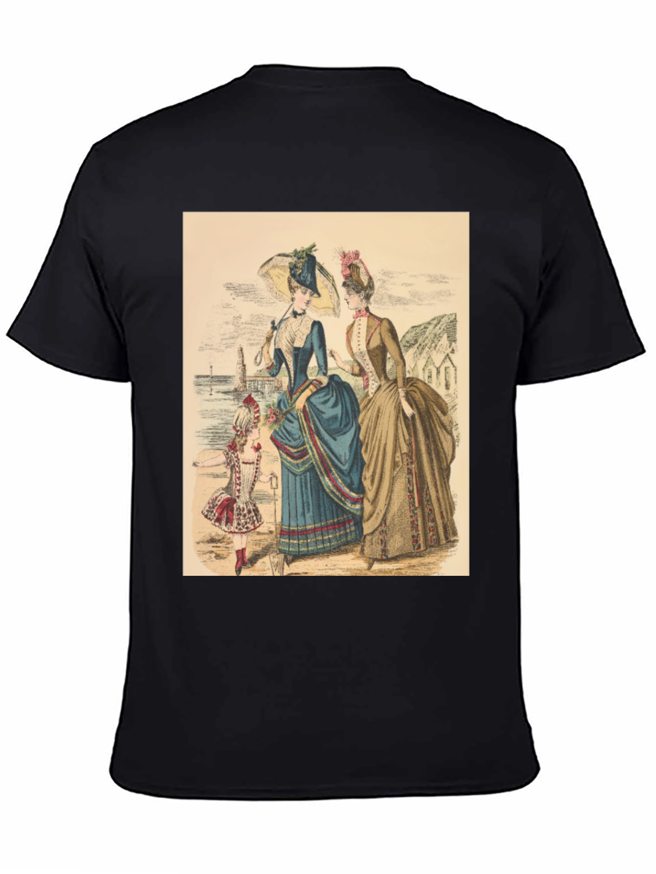 Victorian Era Womens Fashion Graphic Tee