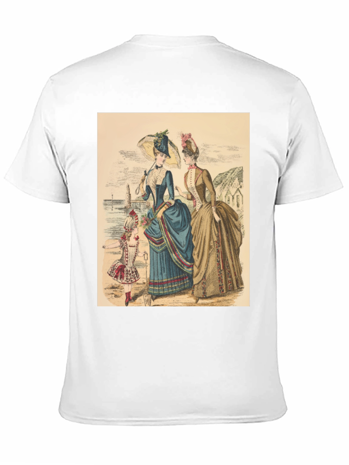 Victorian Era Womens Fashion Graphic Tee