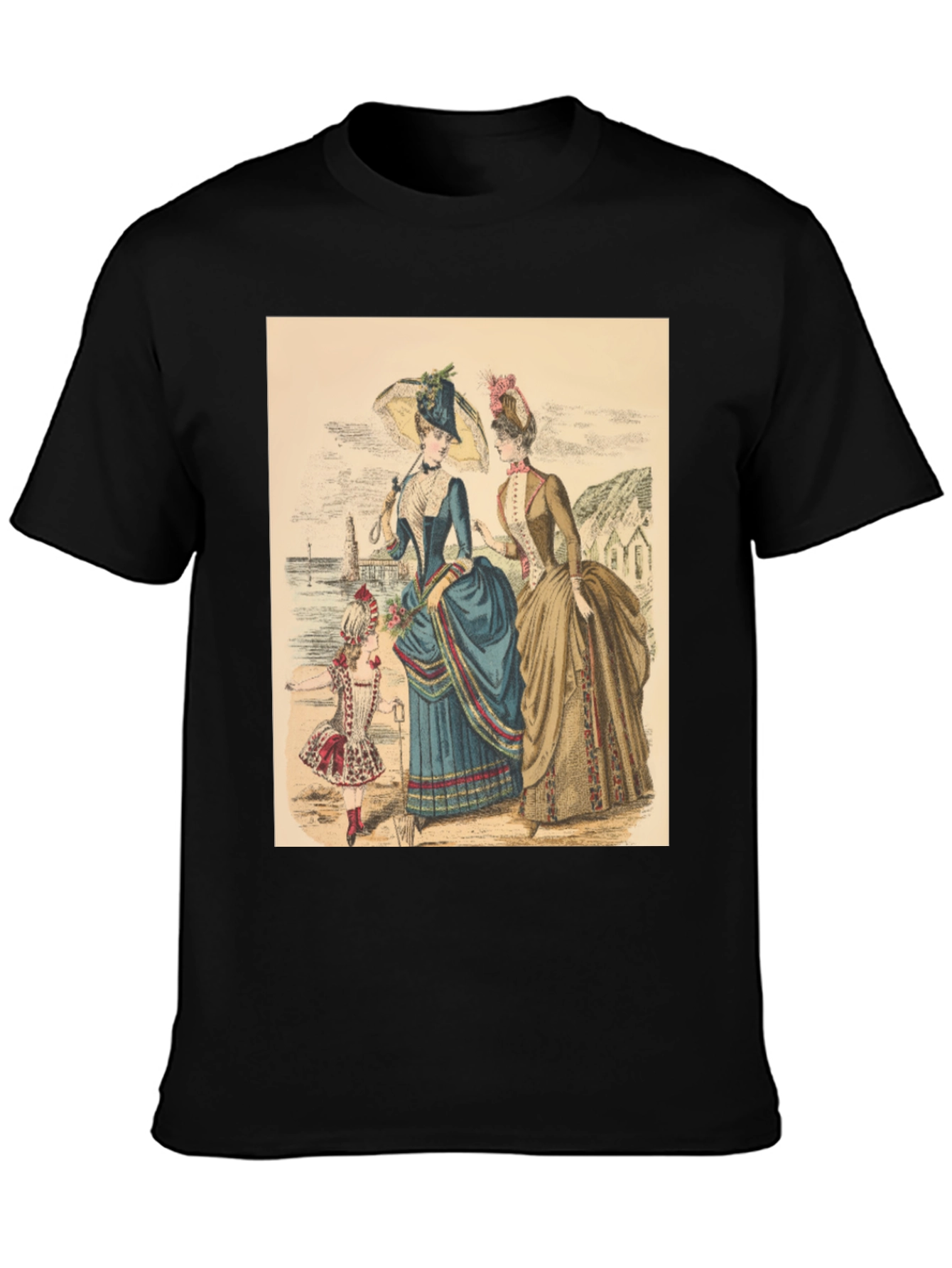 Victorian Era Womens Fashion Graphic Tee