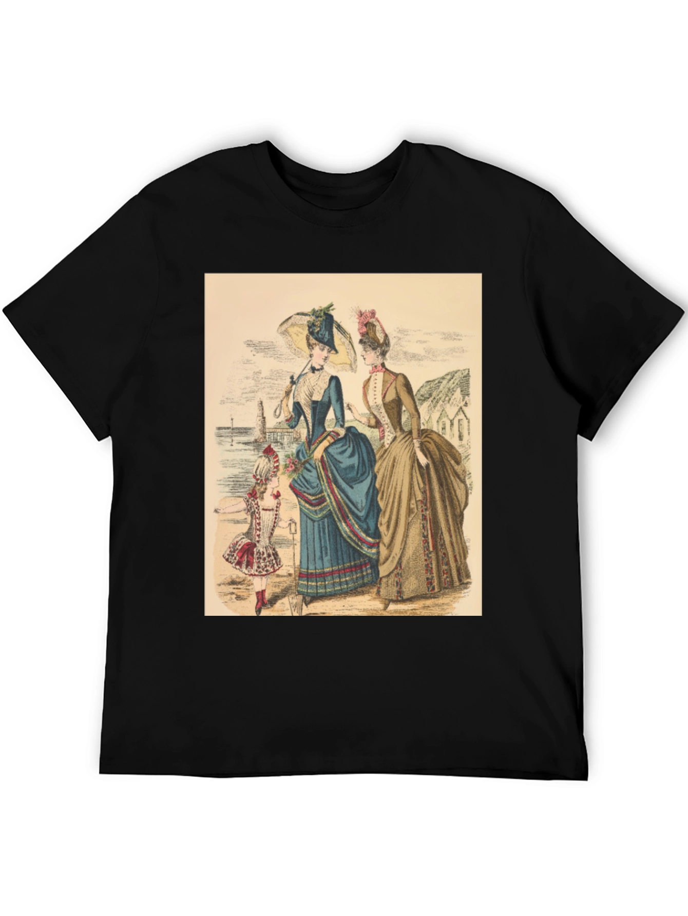 Victorian Era Womens Fashion Graphic Tee