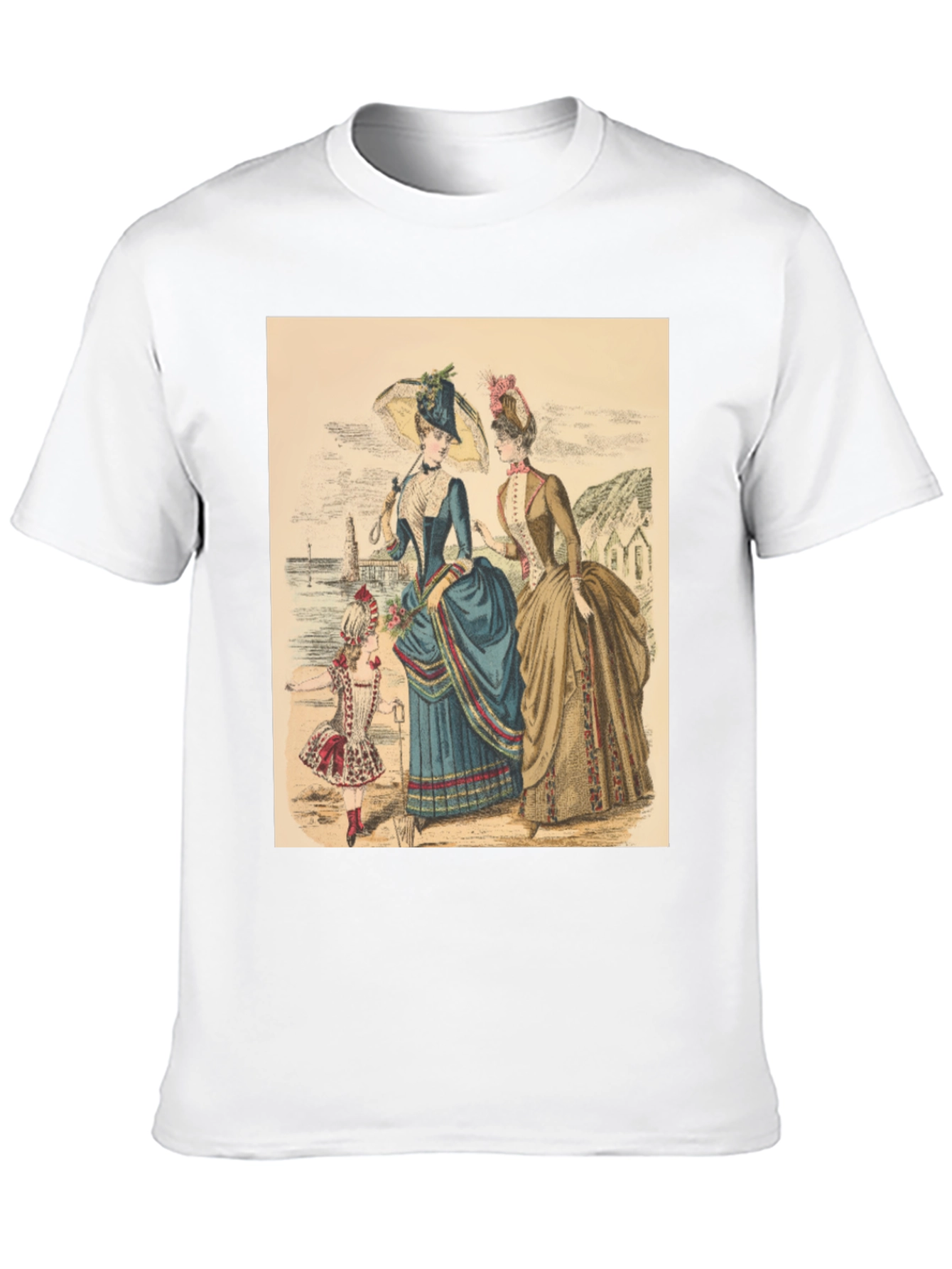 Victorian Era Womens Fashion Graphic Tee