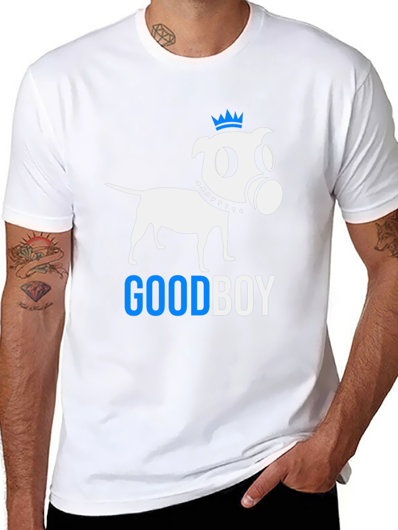 Good Boy Graphic Tee - Stylish Dog Design