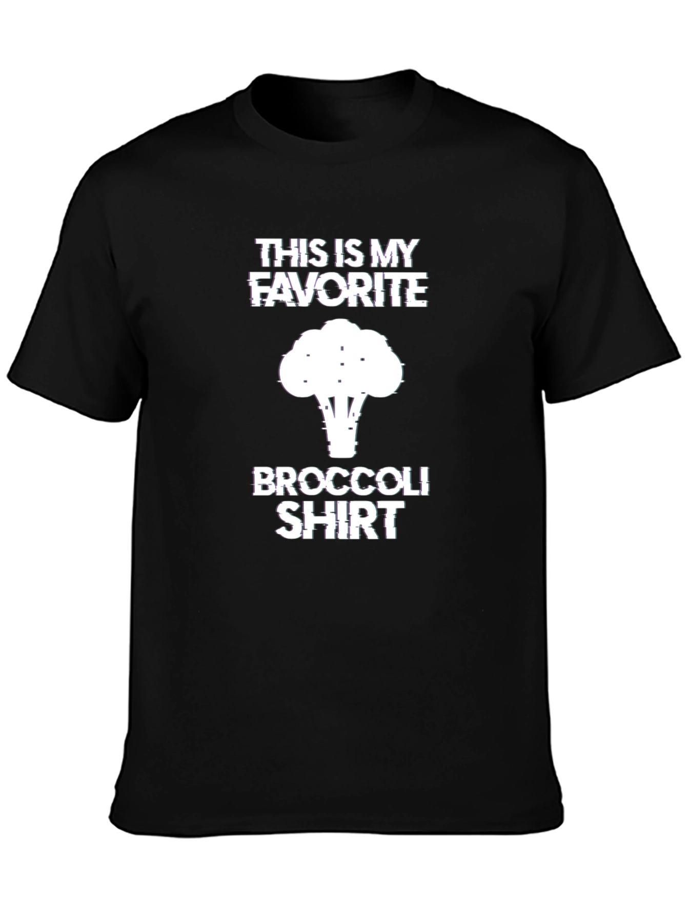 Favorite Broccoli T-Shirt - Funny Graphic Tee