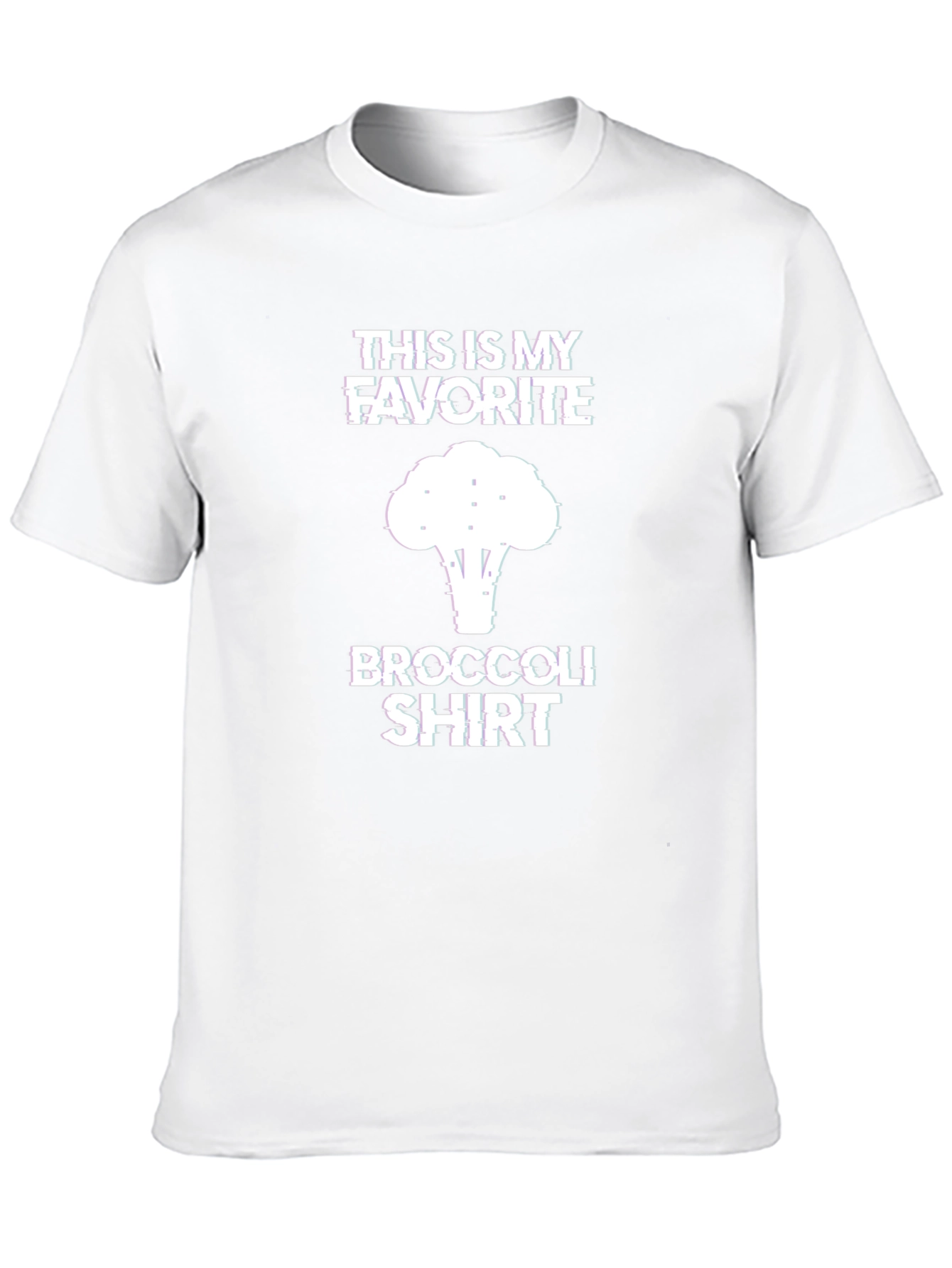 Favorite Broccoli T-Shirt - Funny Graphic Tee