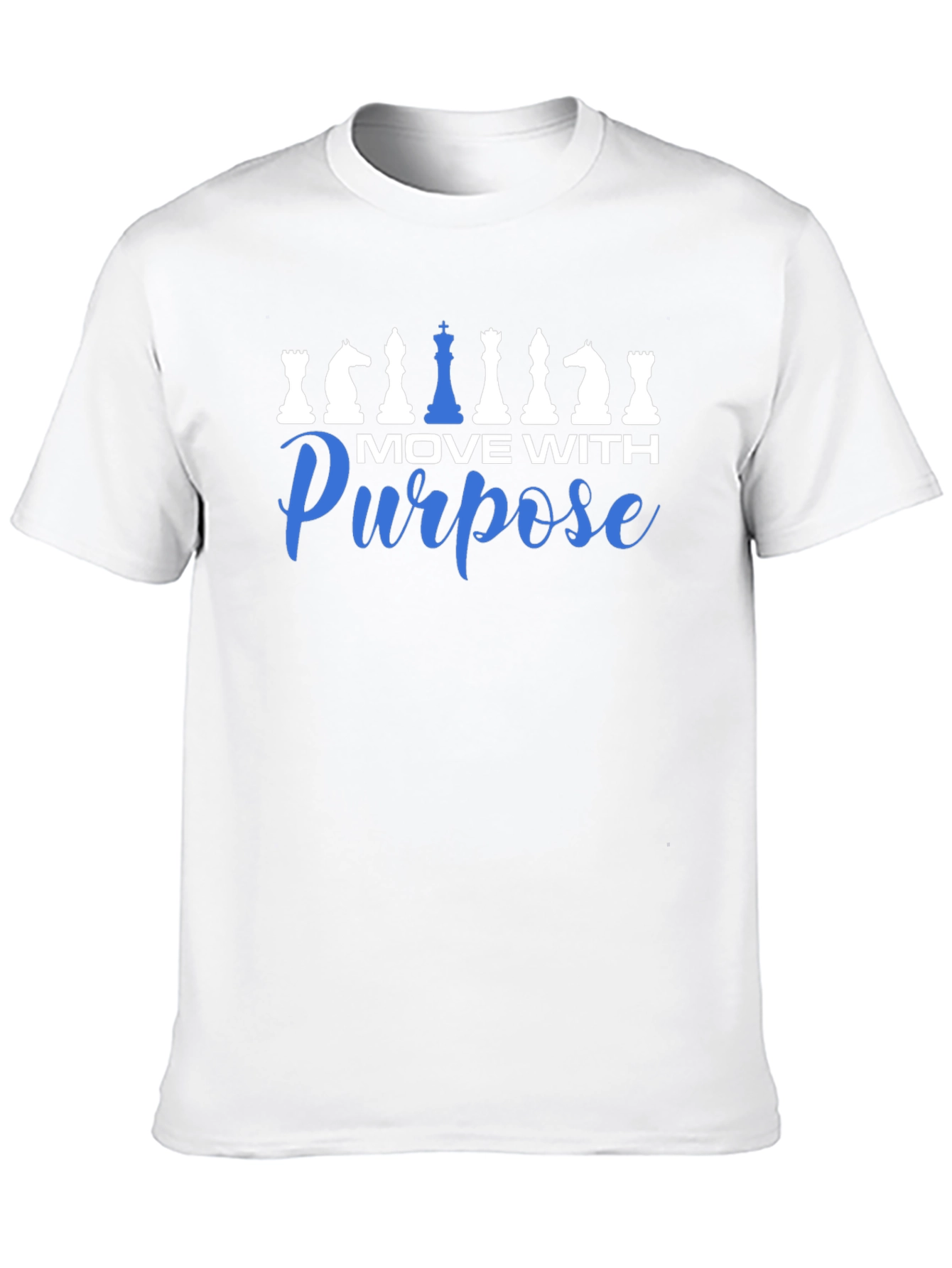 Move With Purpose T-Shirt Chess Design