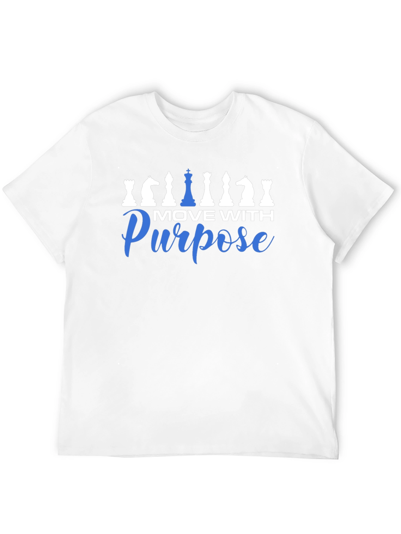 Move With Purpose T-Shirt Chess Design