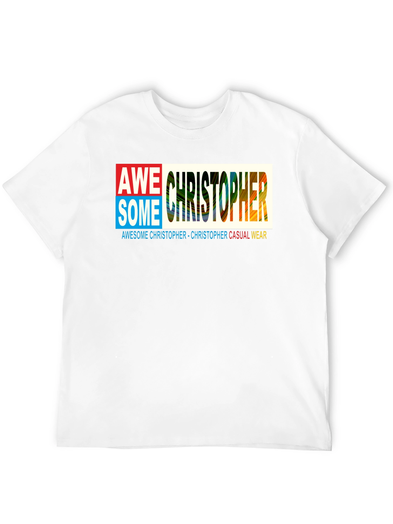Awesome Christopher Graphic Black Tee