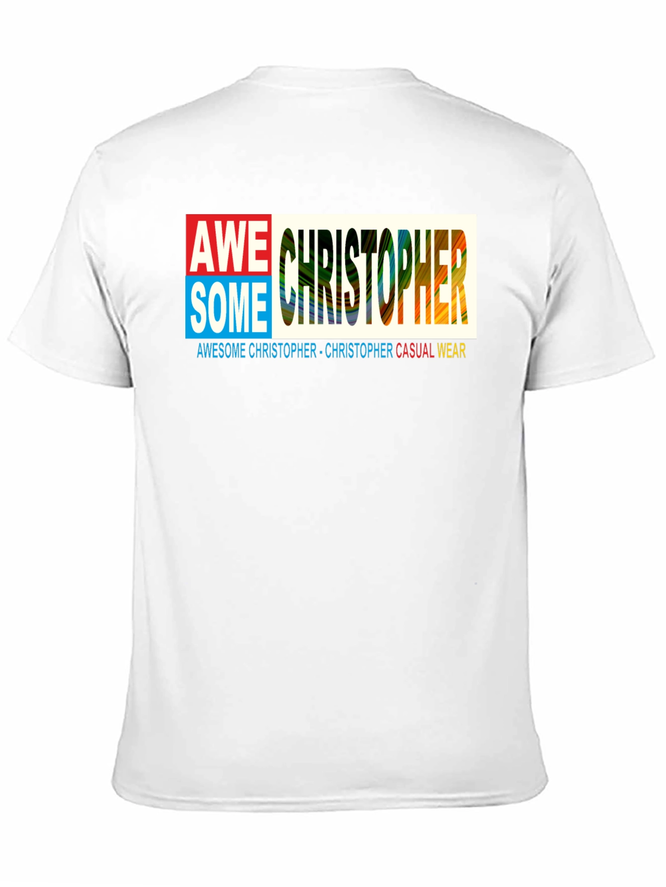 Awesome Christopher Graphic Black Tee