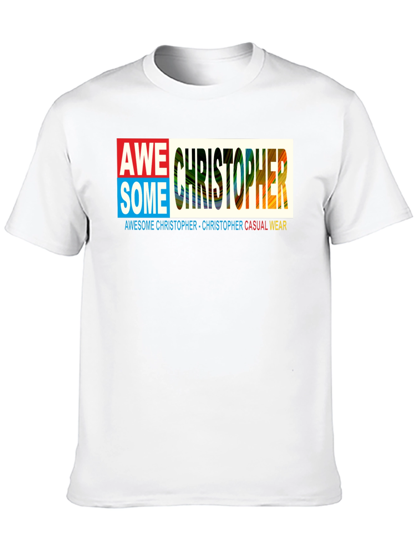 Awesome Christopher Graphic Black Tee