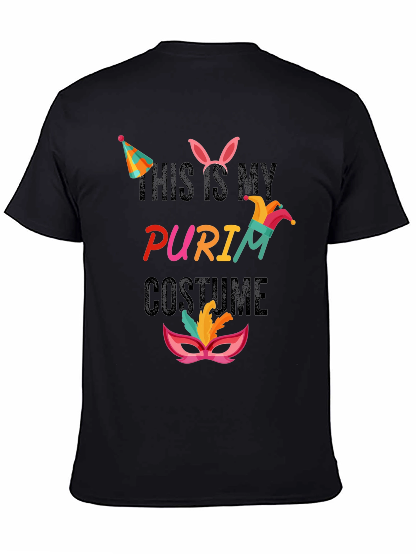 Purim Costume T-Shirt: This is My Purim Costume Tee