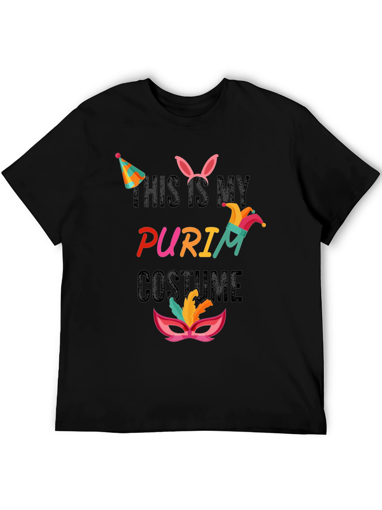 Purim Costume T-Shirt: This is My Purim Costume Tee