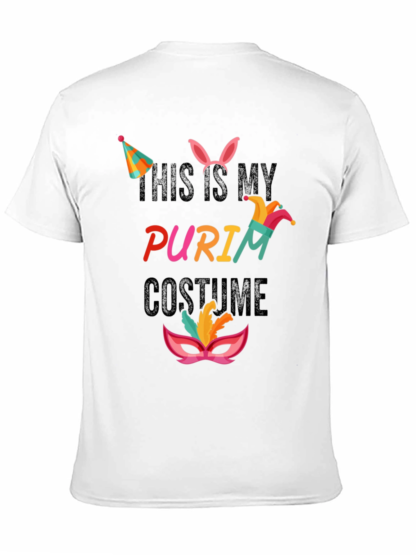 Purim Costume T-Shirt: This is My Purim Costume Tee