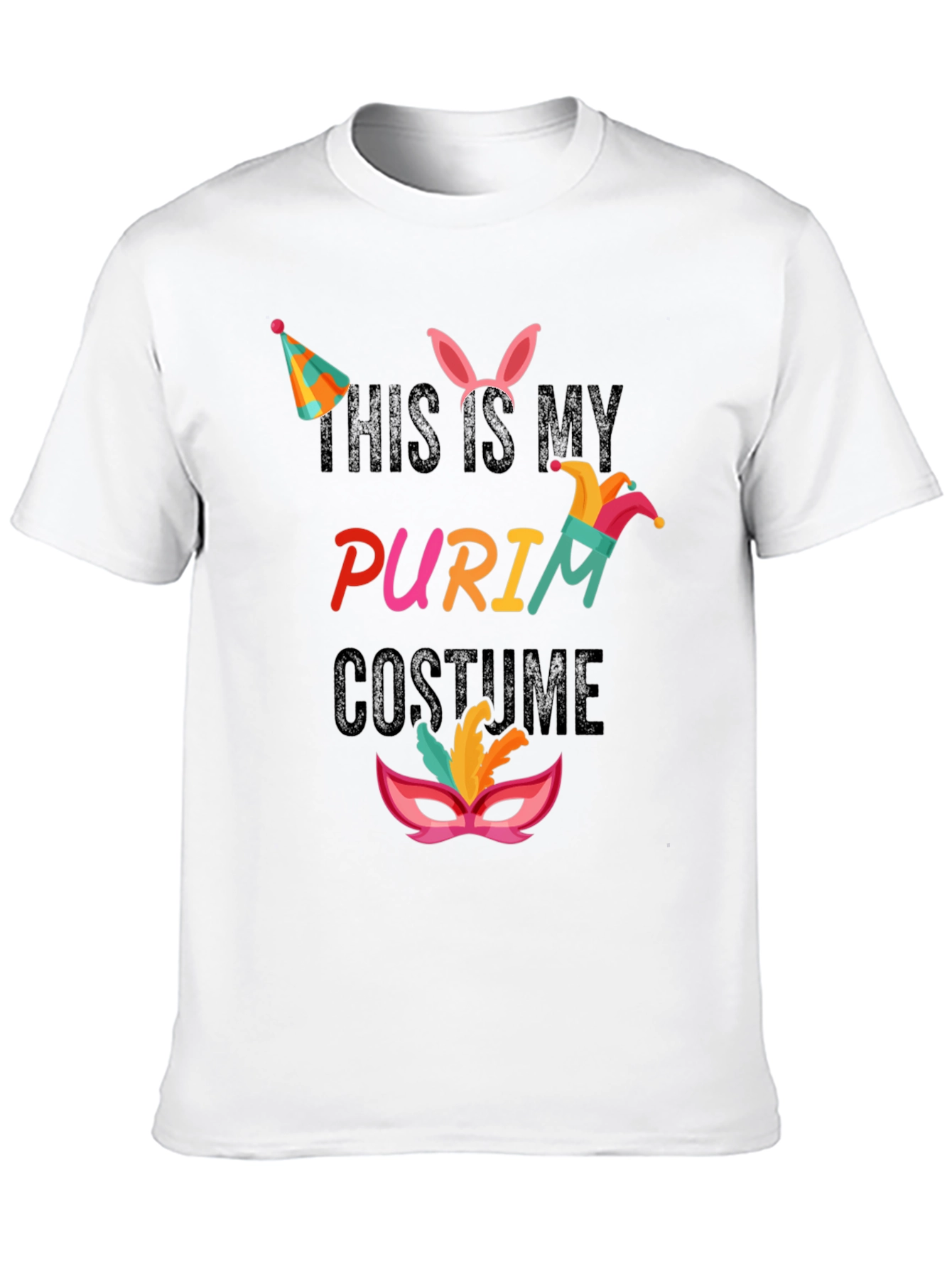 Purim Costume T-Shirt: This is My Purim Costume Tee
