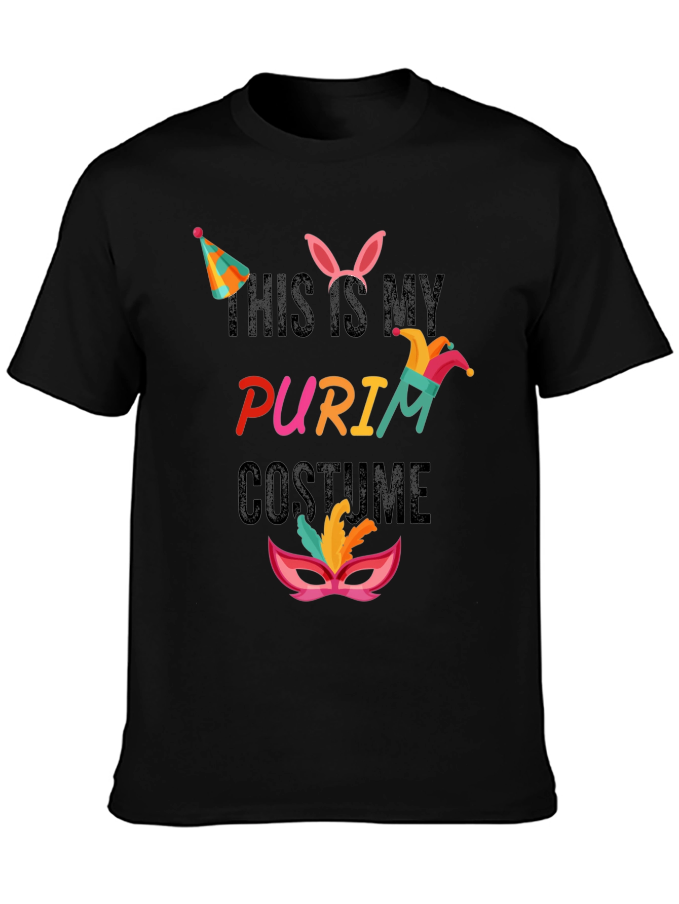 Purim Costume T-Shirt: This is My Purim Costume Tee