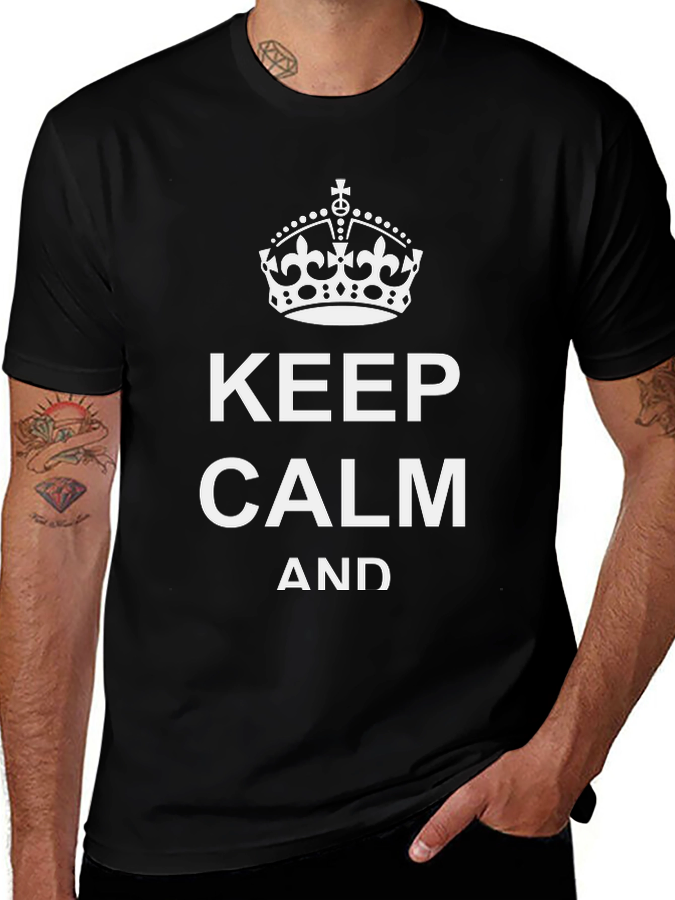 Keep Calm T-Shirt - Classic Slogan Tee