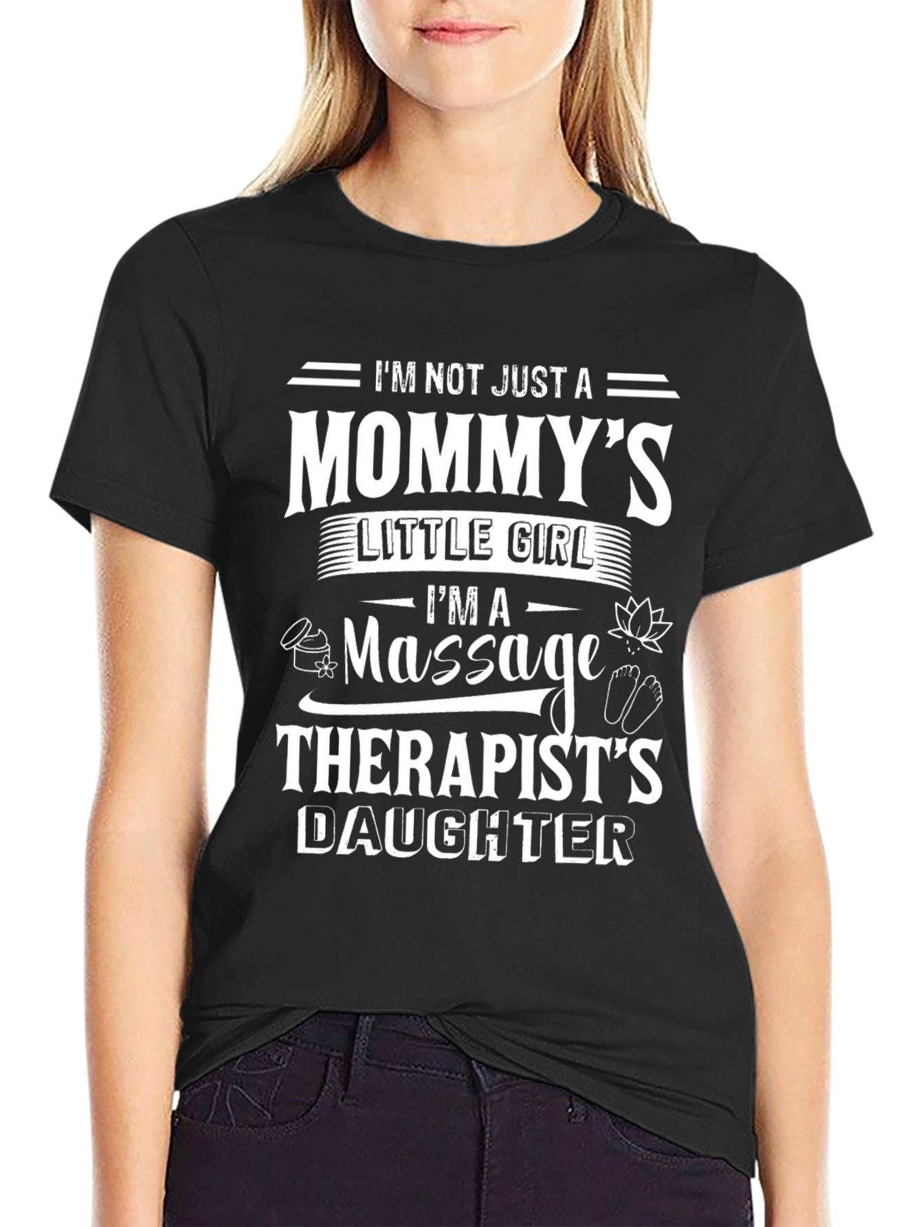Mommys Little Girl Massage Therapists Daughter T-Shirt