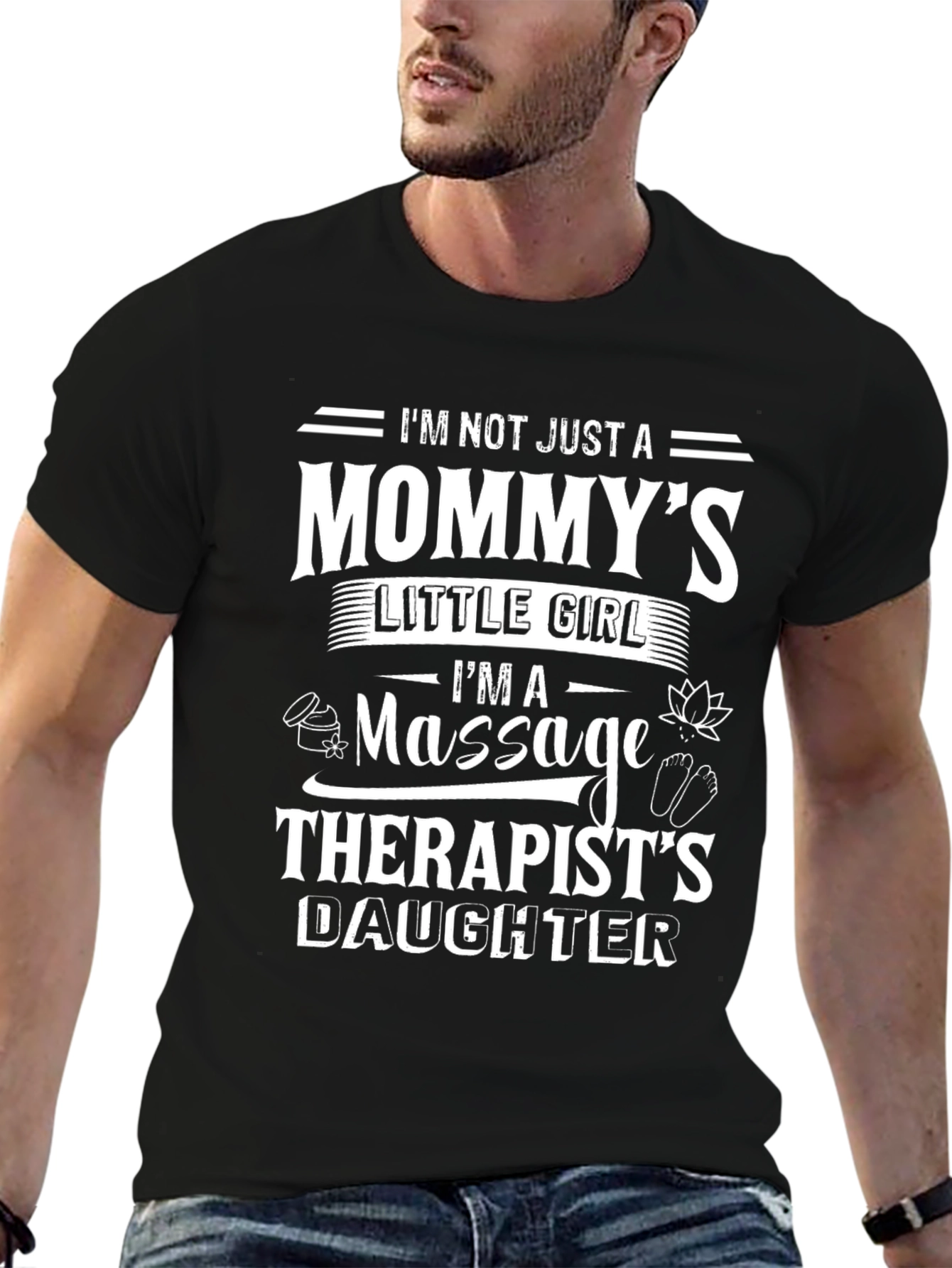 Mommys Little Girl Massage Therapists Daughter T-Shirt