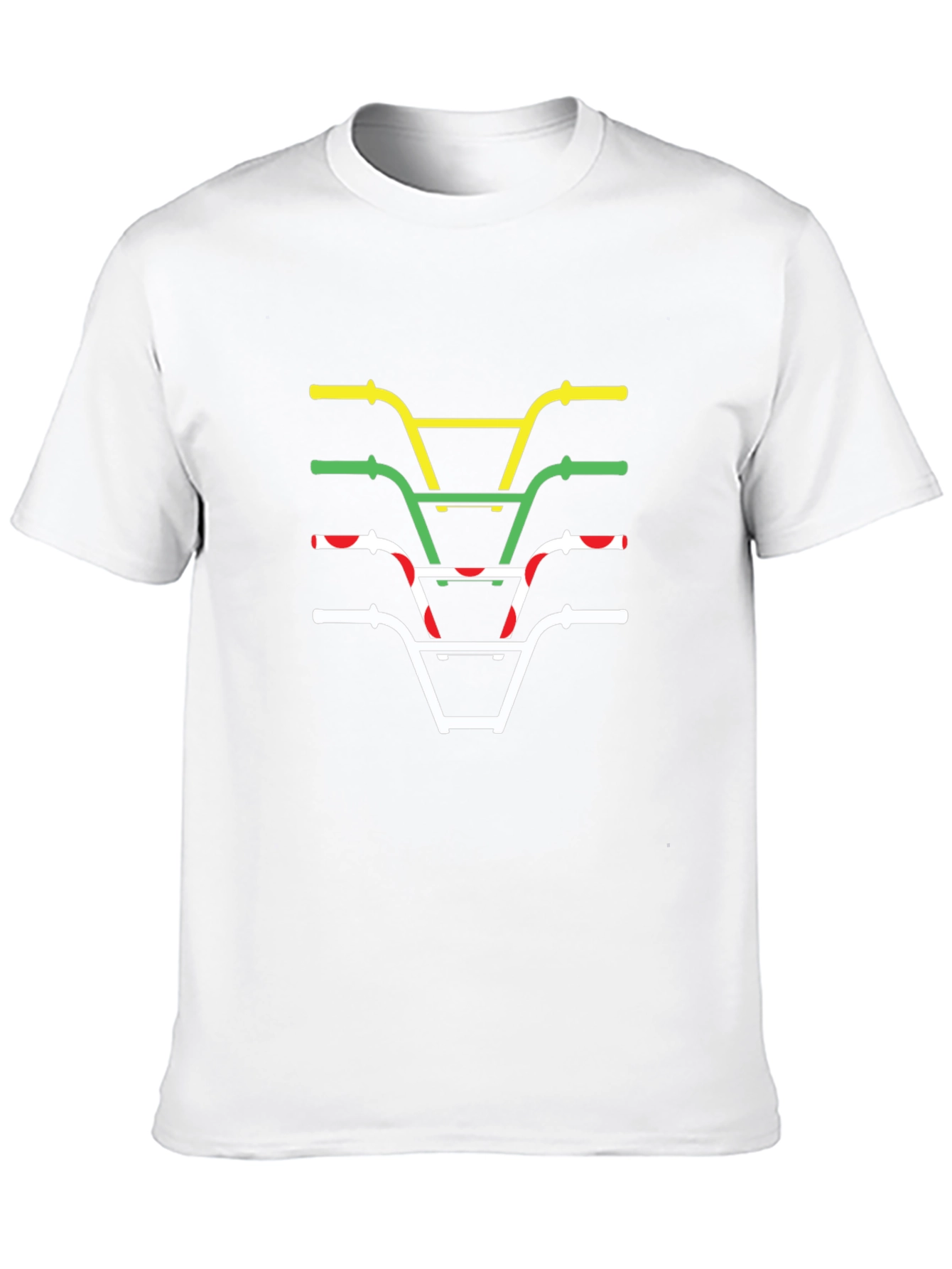BMX Handlebars Graphic Tee - Cool Bike Lover Shirt