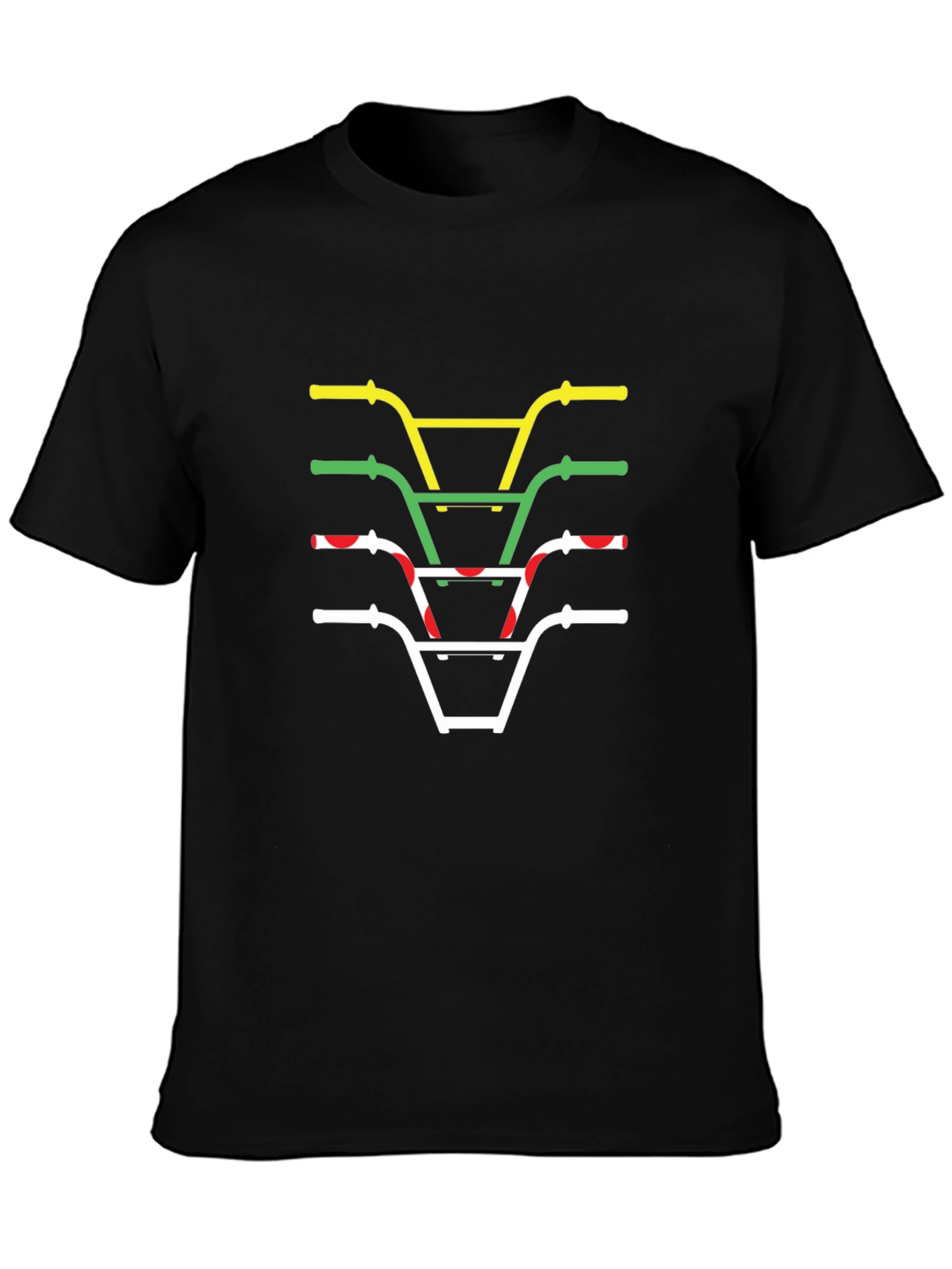 BMX Handlebars Graphic Tee - Cool Bike Lover Shirt