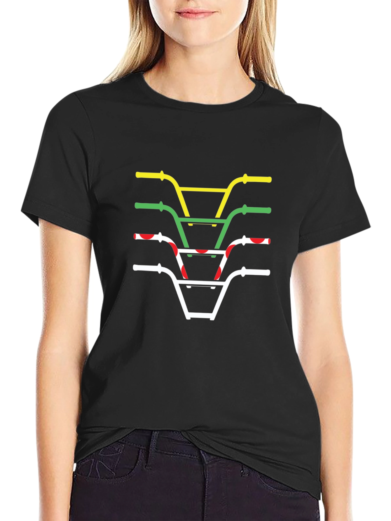 BMX Handlebars Graphic Tee - Cool Bike Lover Shirt