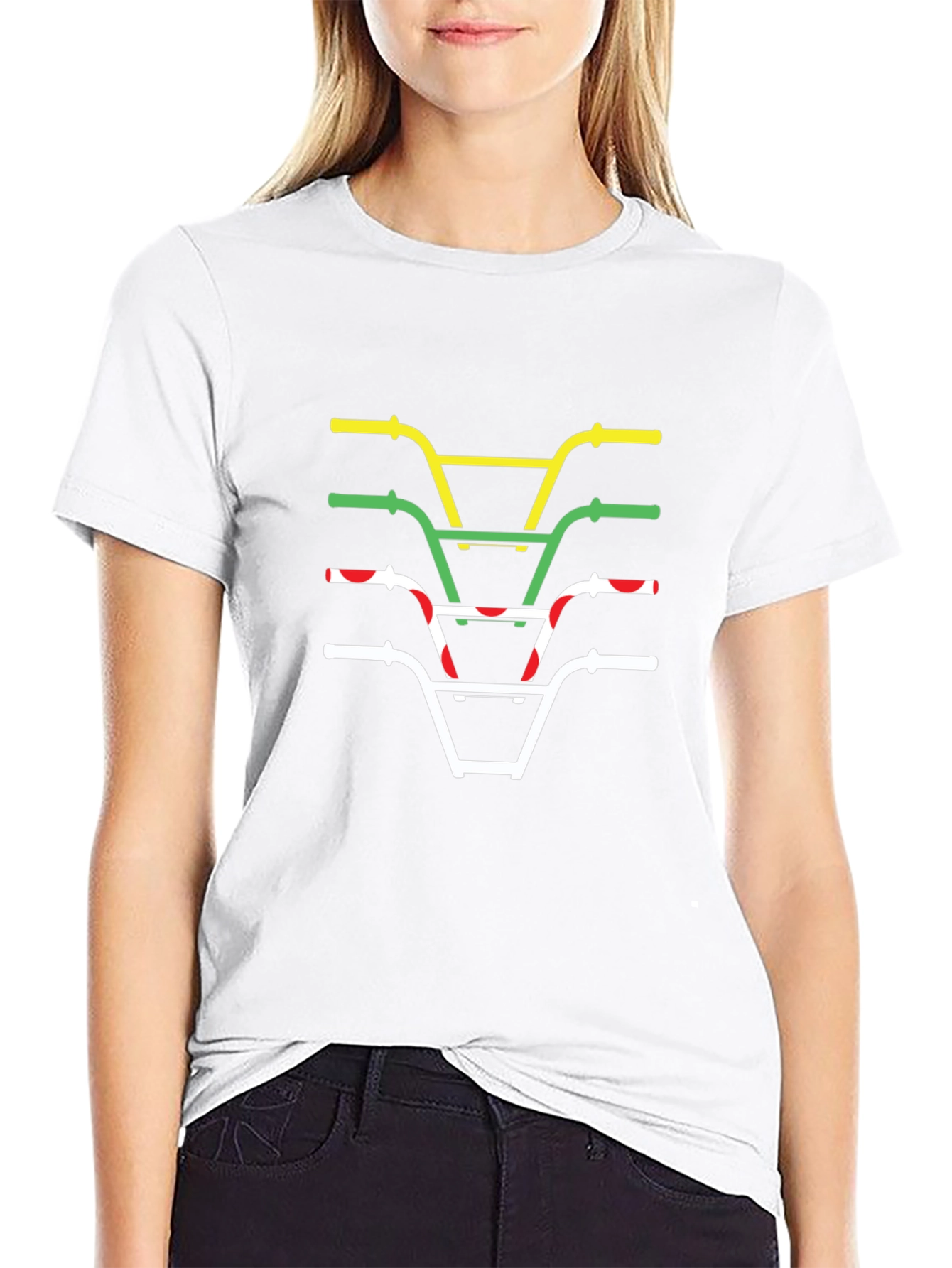 BMX Handlebars Graphic Tee - Cool Bike Lover Shirt