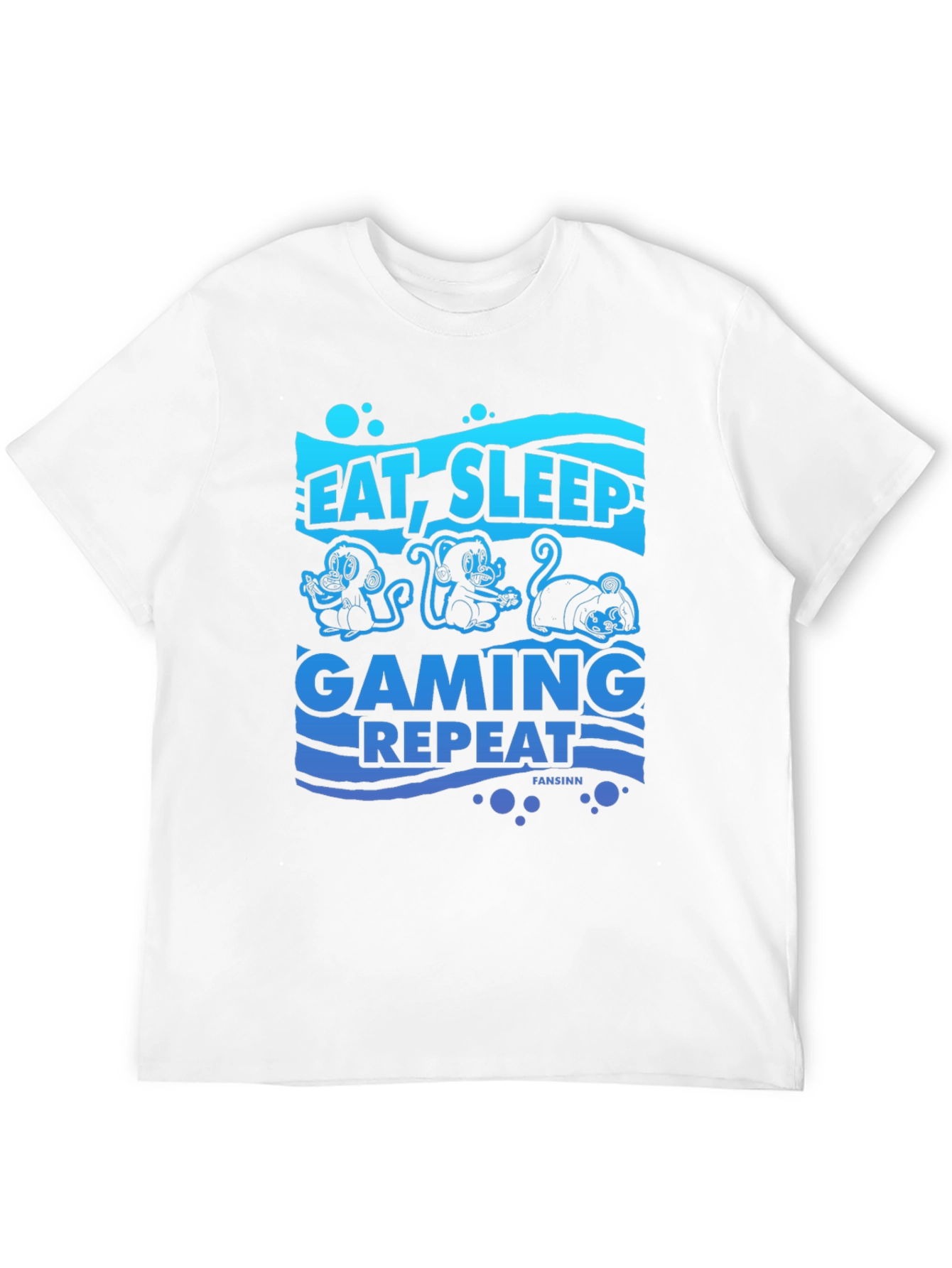 Eat Sleep Gaming Repeat Graphic Tee